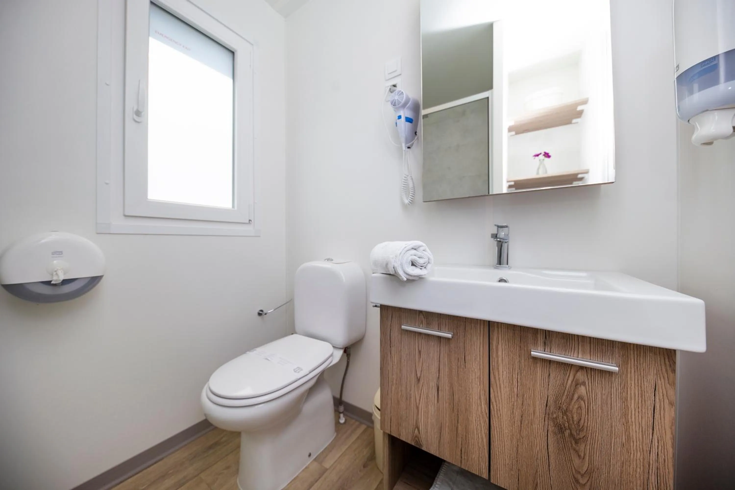 Bathroom in Camp Rehut