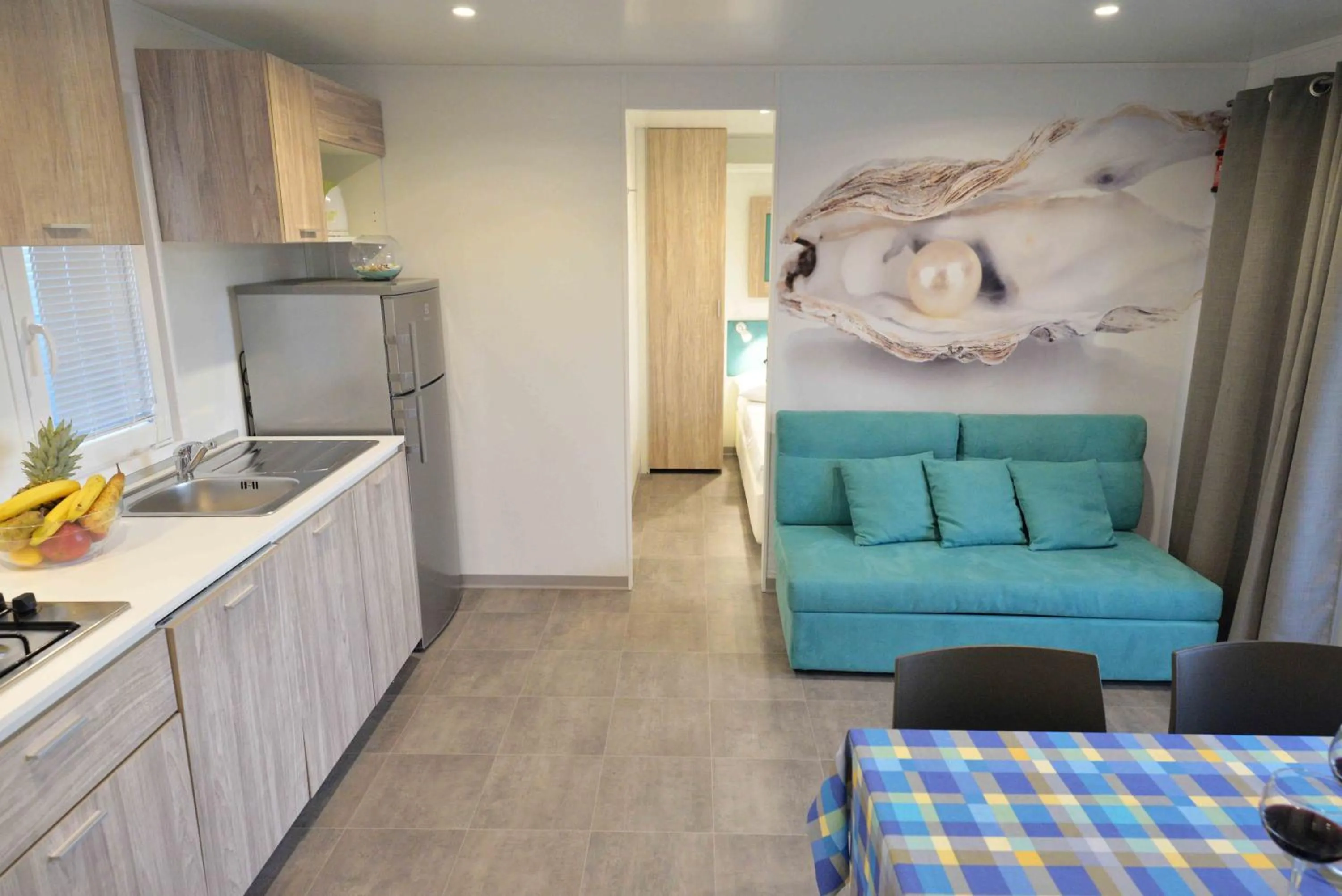 Living room in Camp Rehut