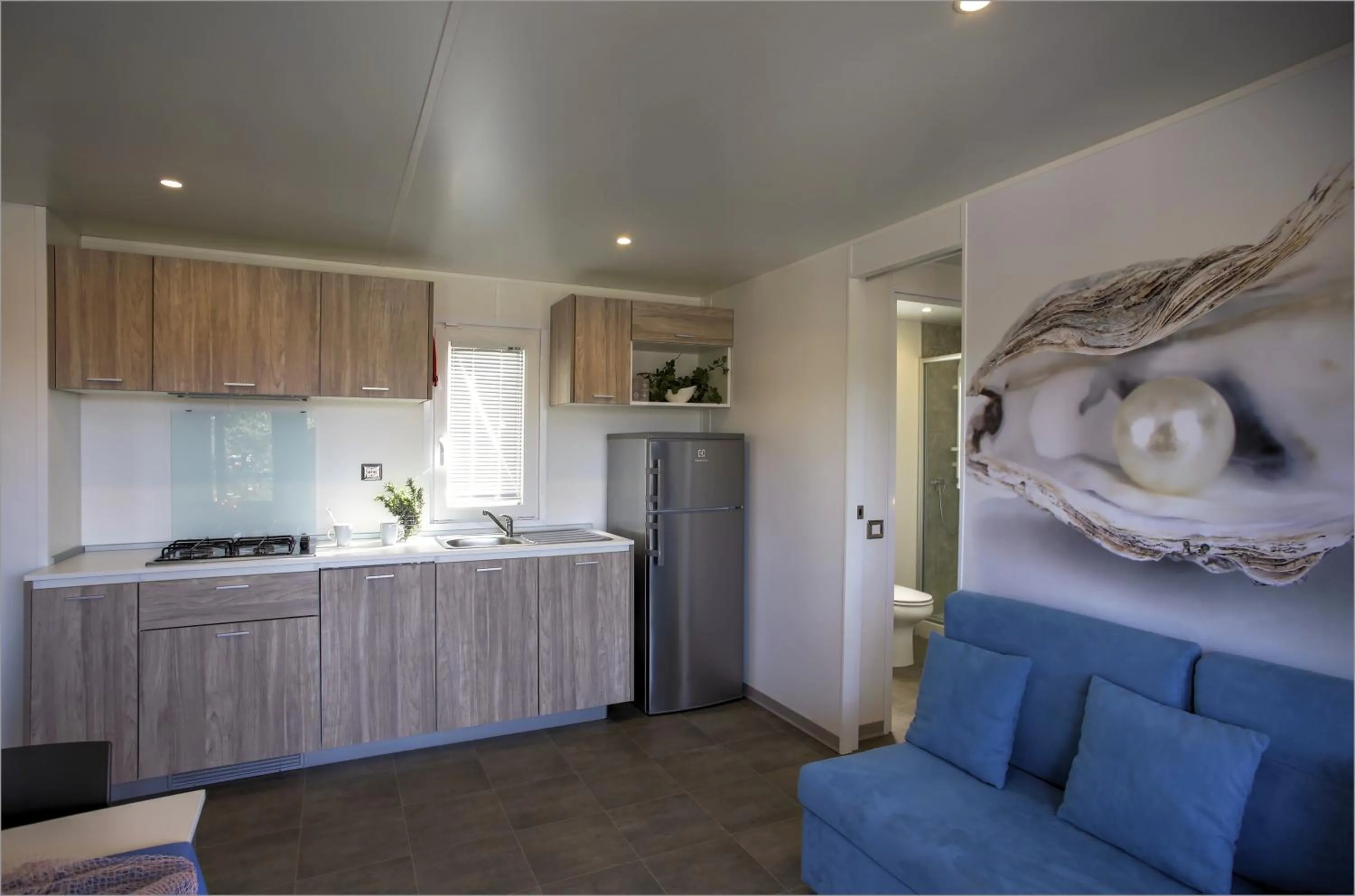 Kitchen or kitchenette in Camp Rehut