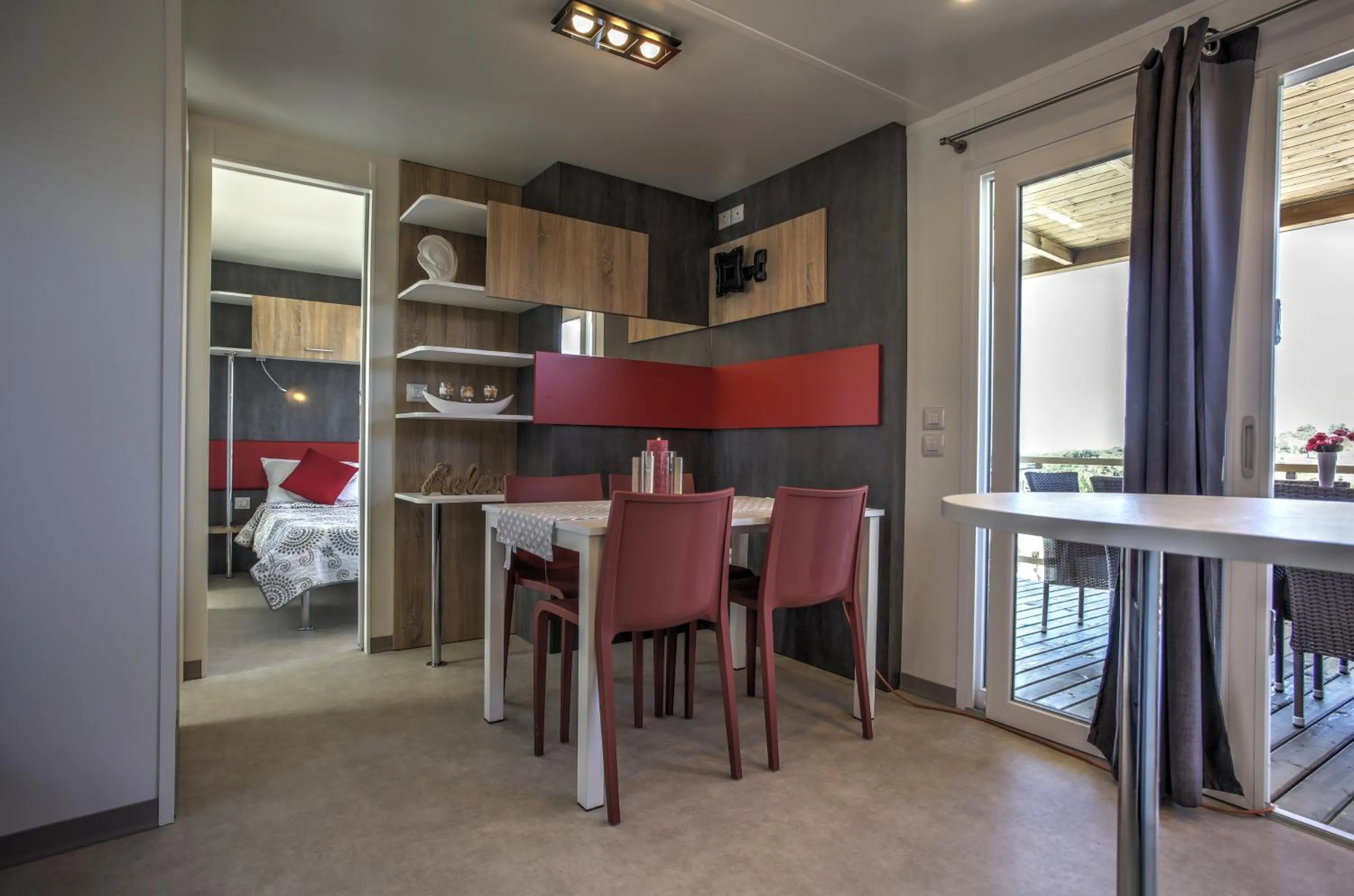 Dining area in Camp Rehut