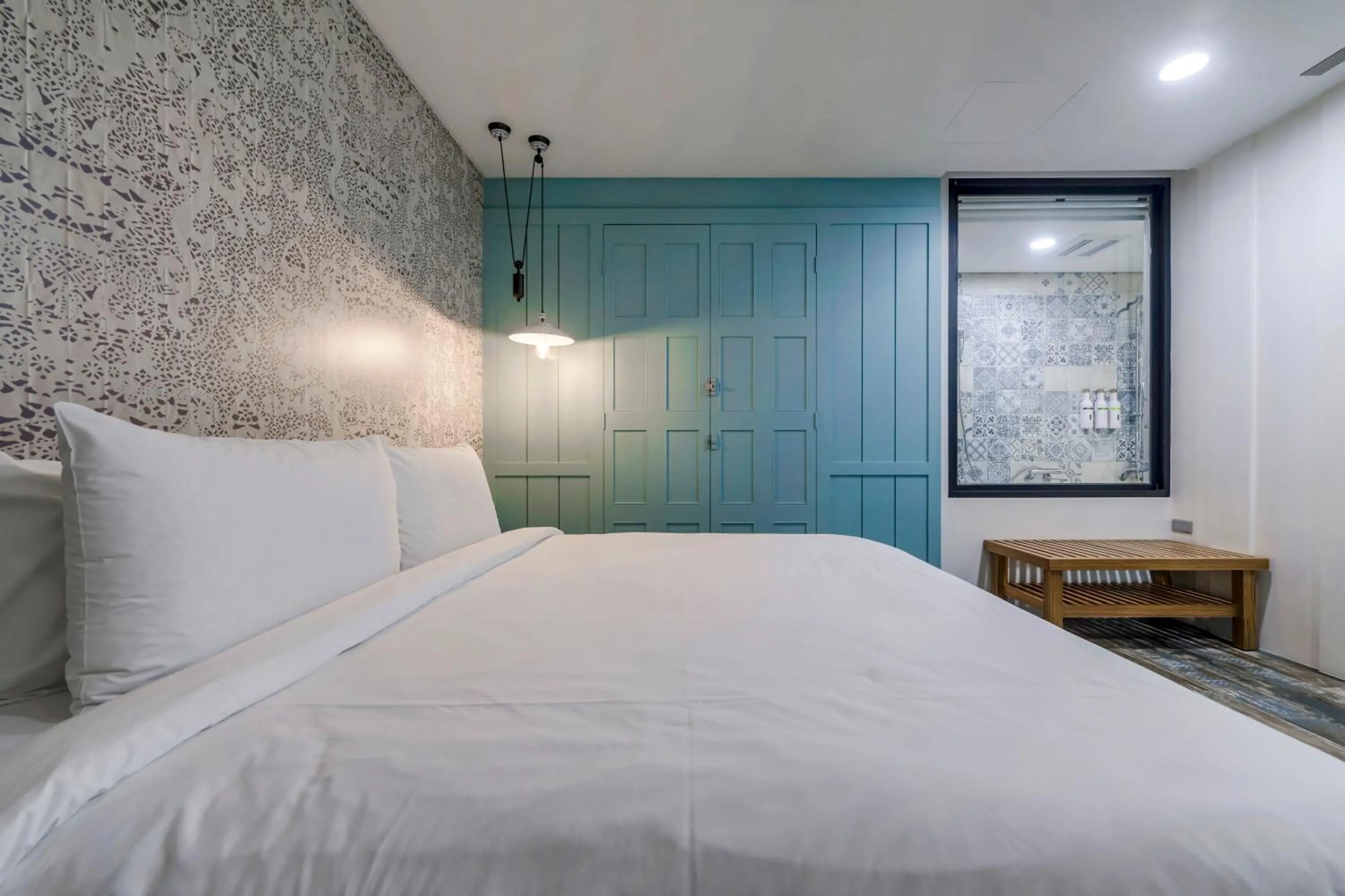 Bed in Han Yan Design Hotel