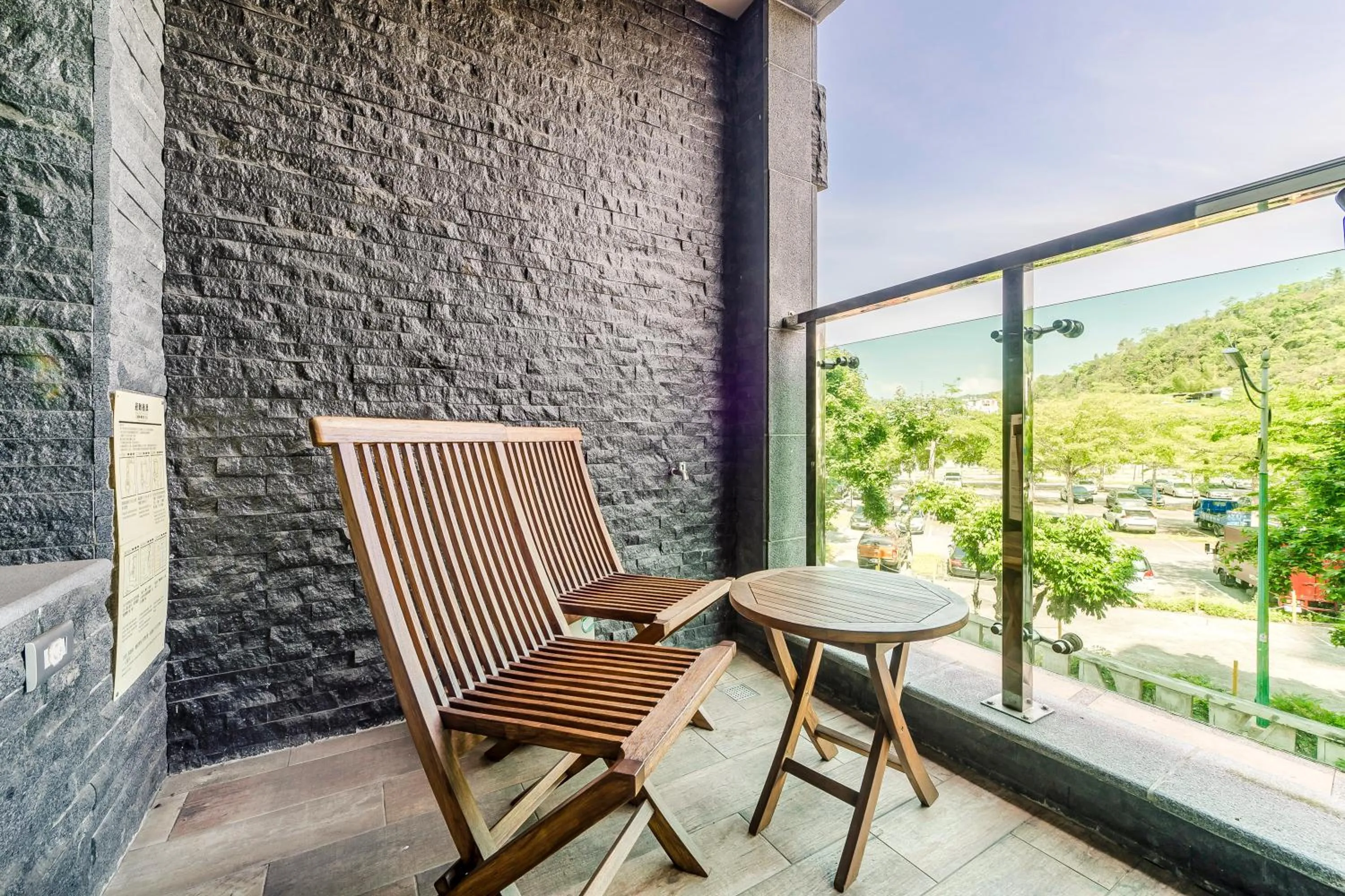 Balcony/Terrace in Han Yan Design Hotel