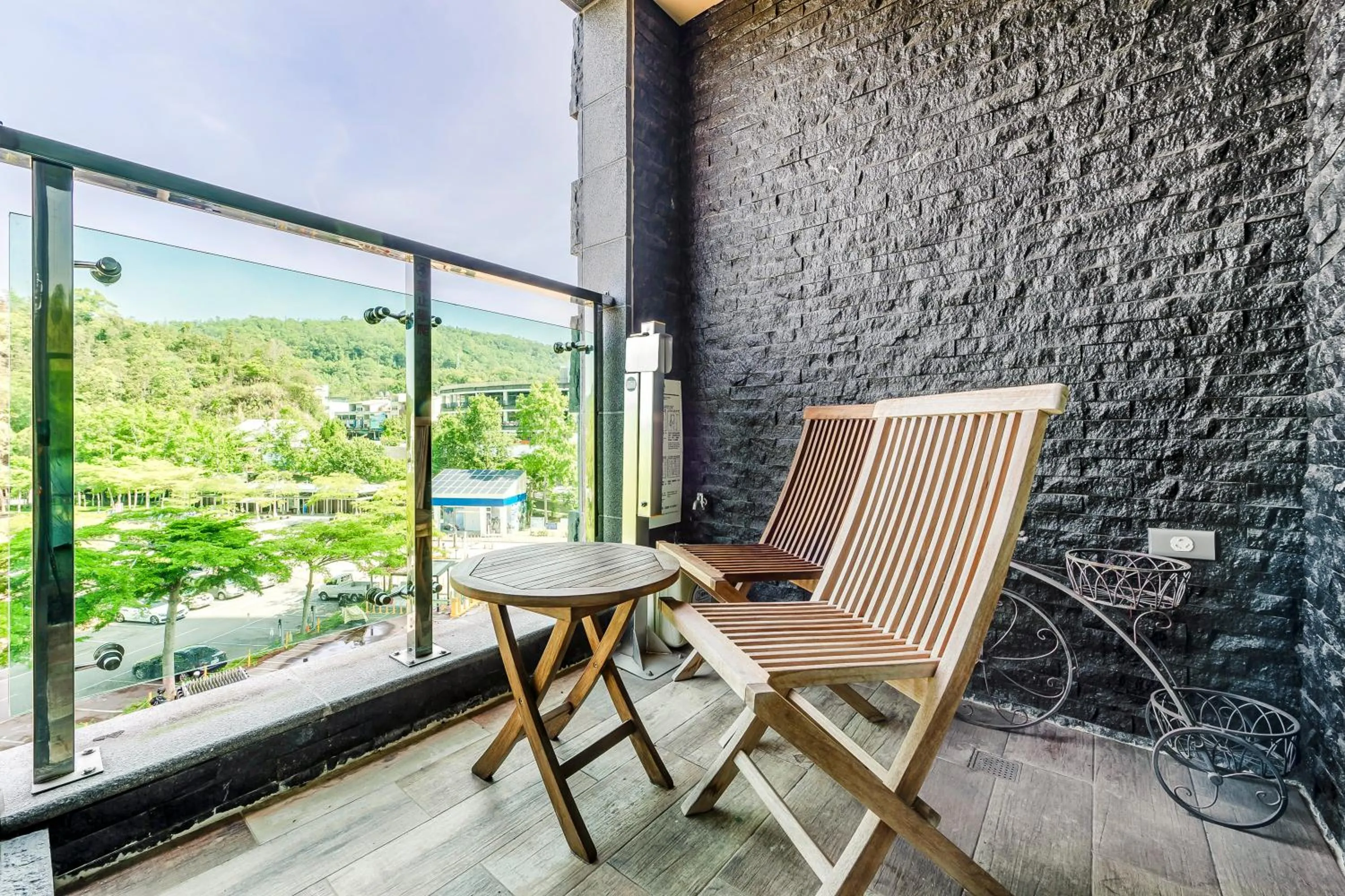 Balcony/Terrace in Han Yan Design Hotel