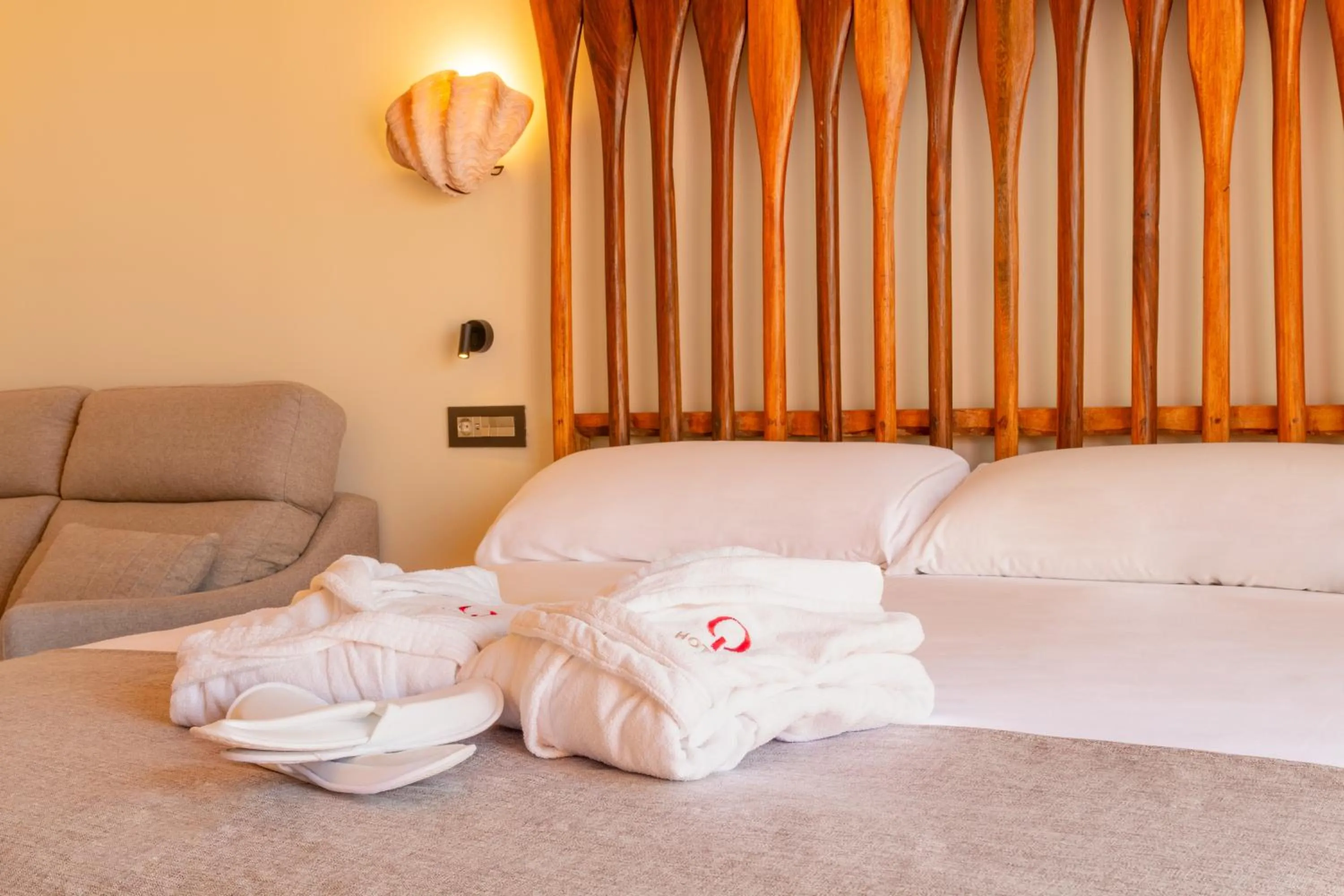 Decorative detail, Bed in Tarifa Lances by QHotels