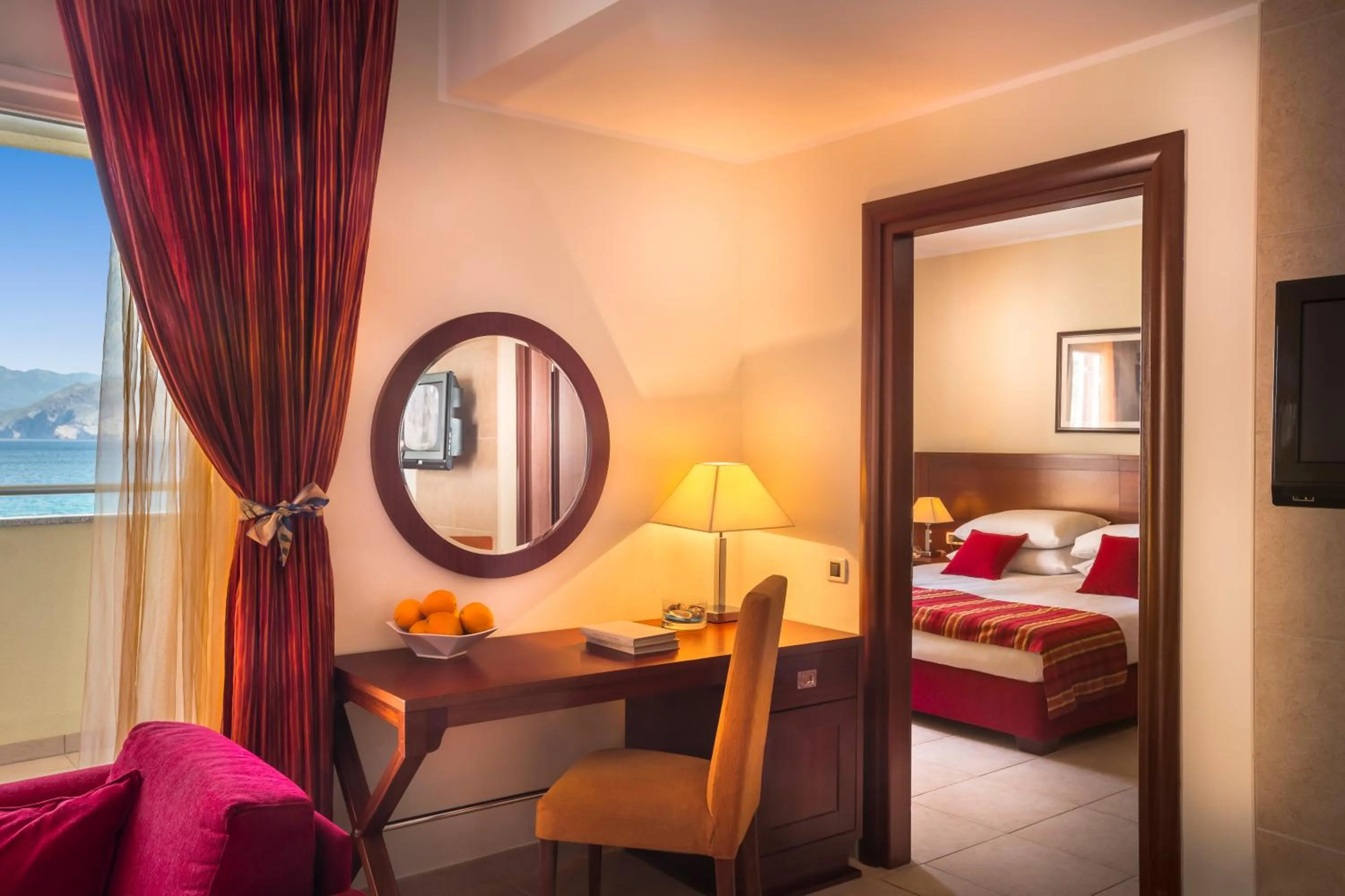 Decorative detail, Bed in Valamar Villa Adria