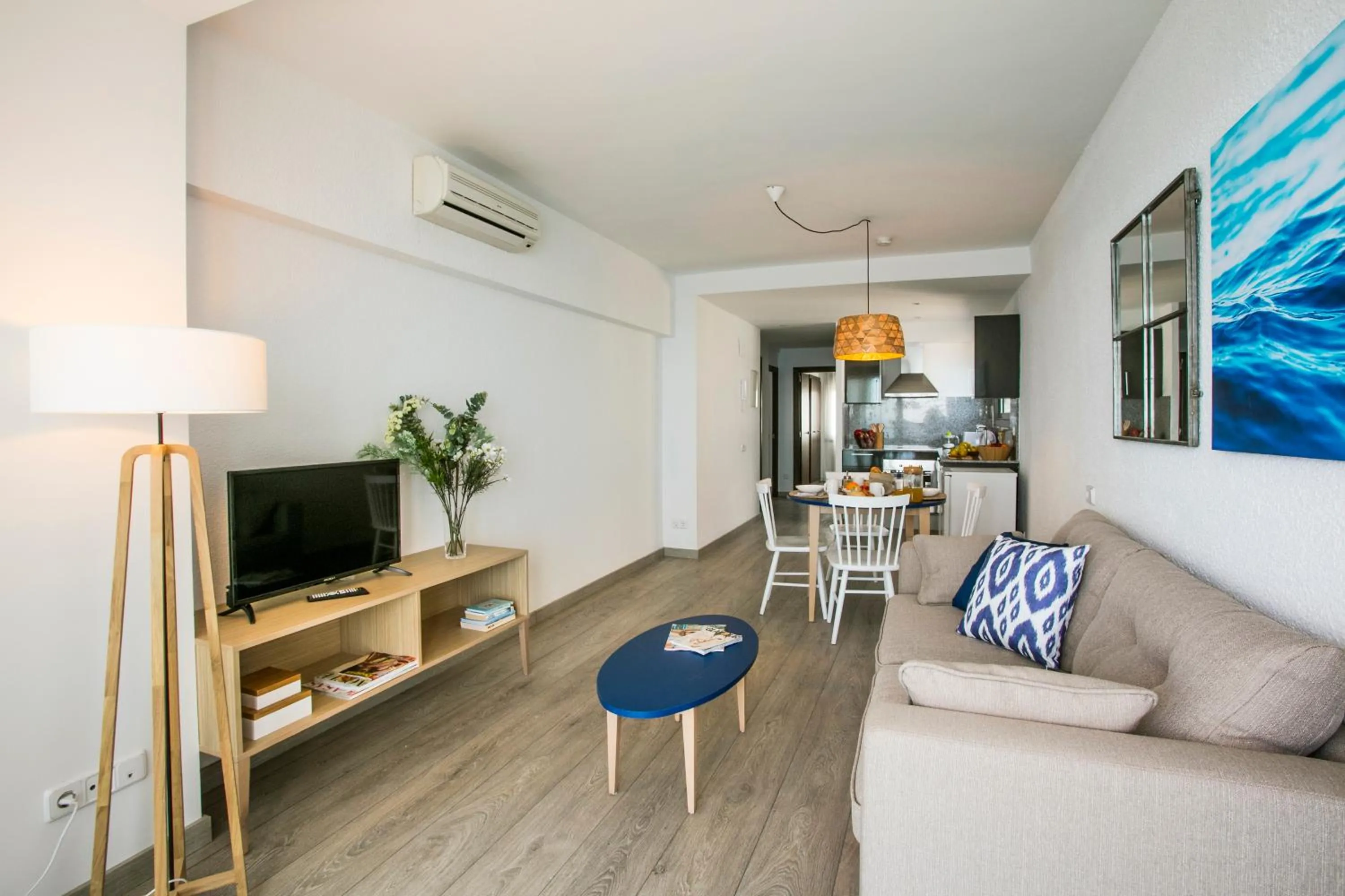 Living room in Pierre & Vacances Blanes Playa