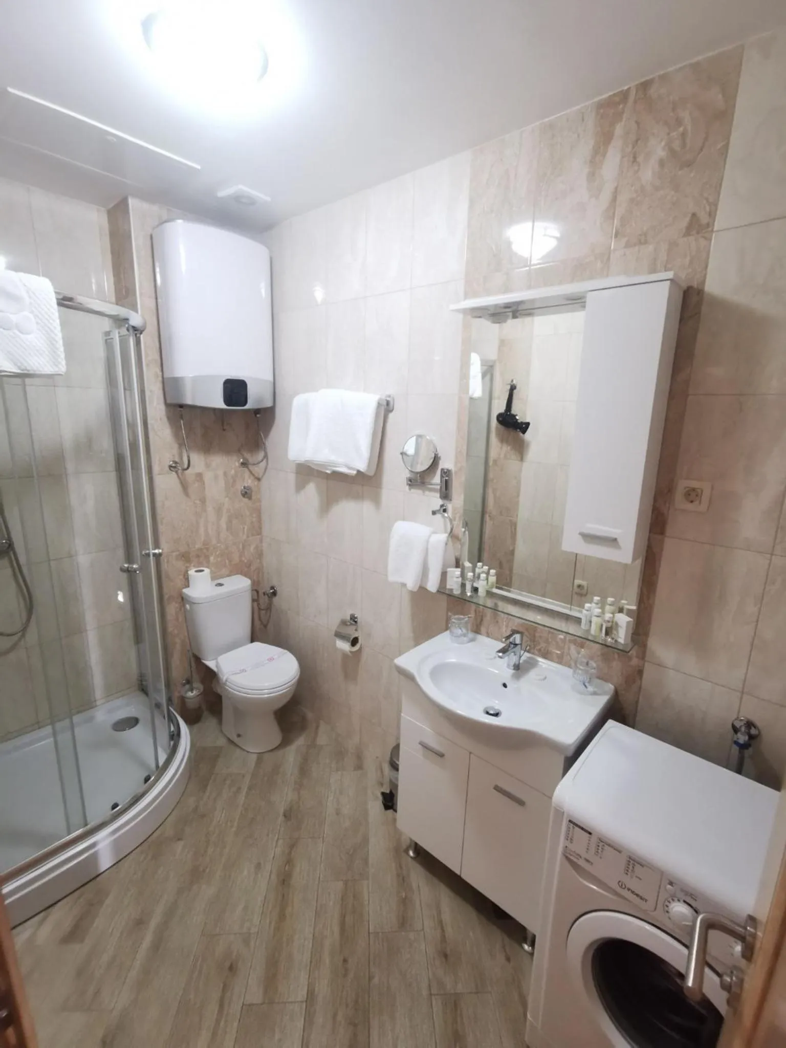 Shower in ApartHotel Belvedere Residence Becici Budva