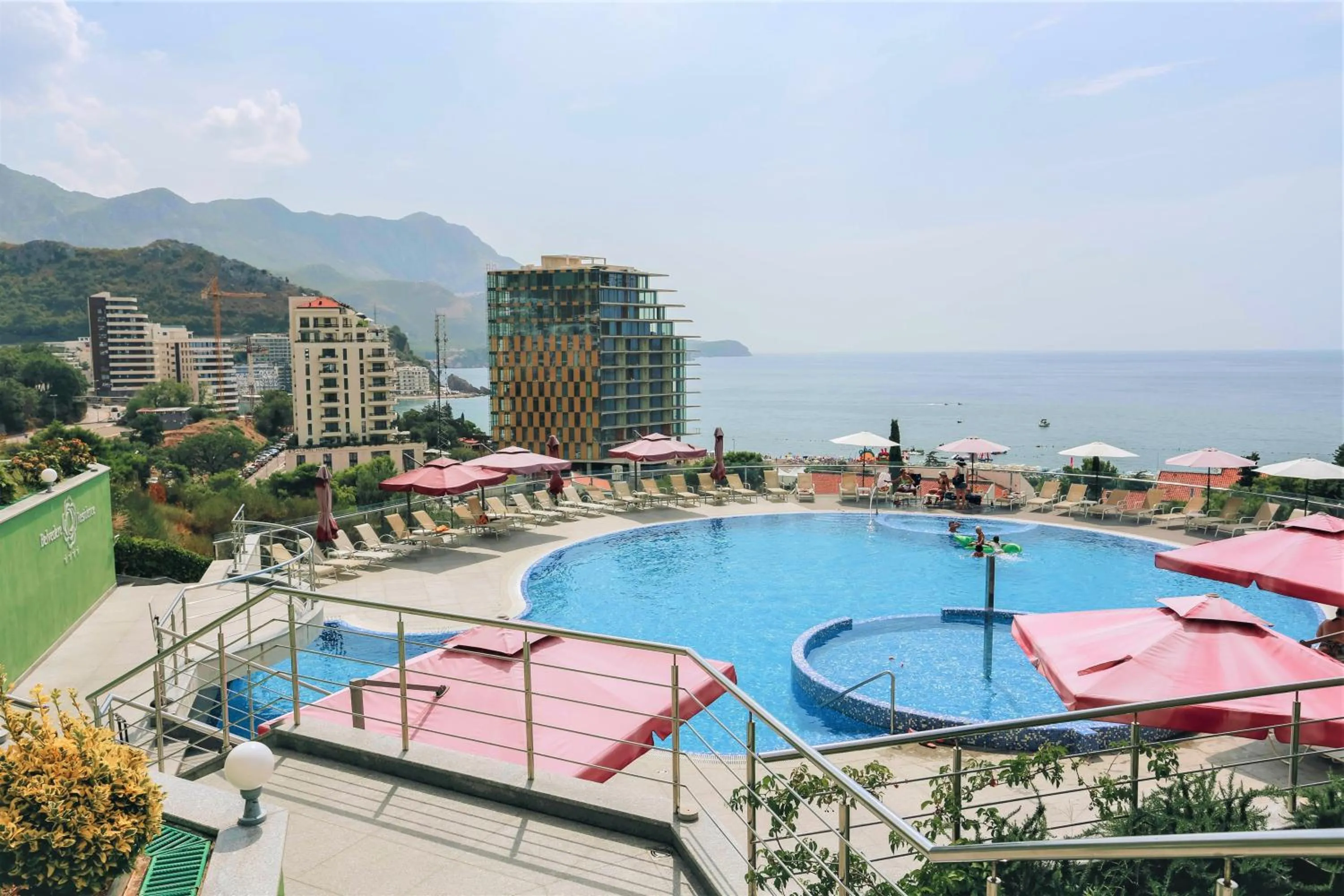 Sea view in ApartHotel Belvedere Residence Becici Budva