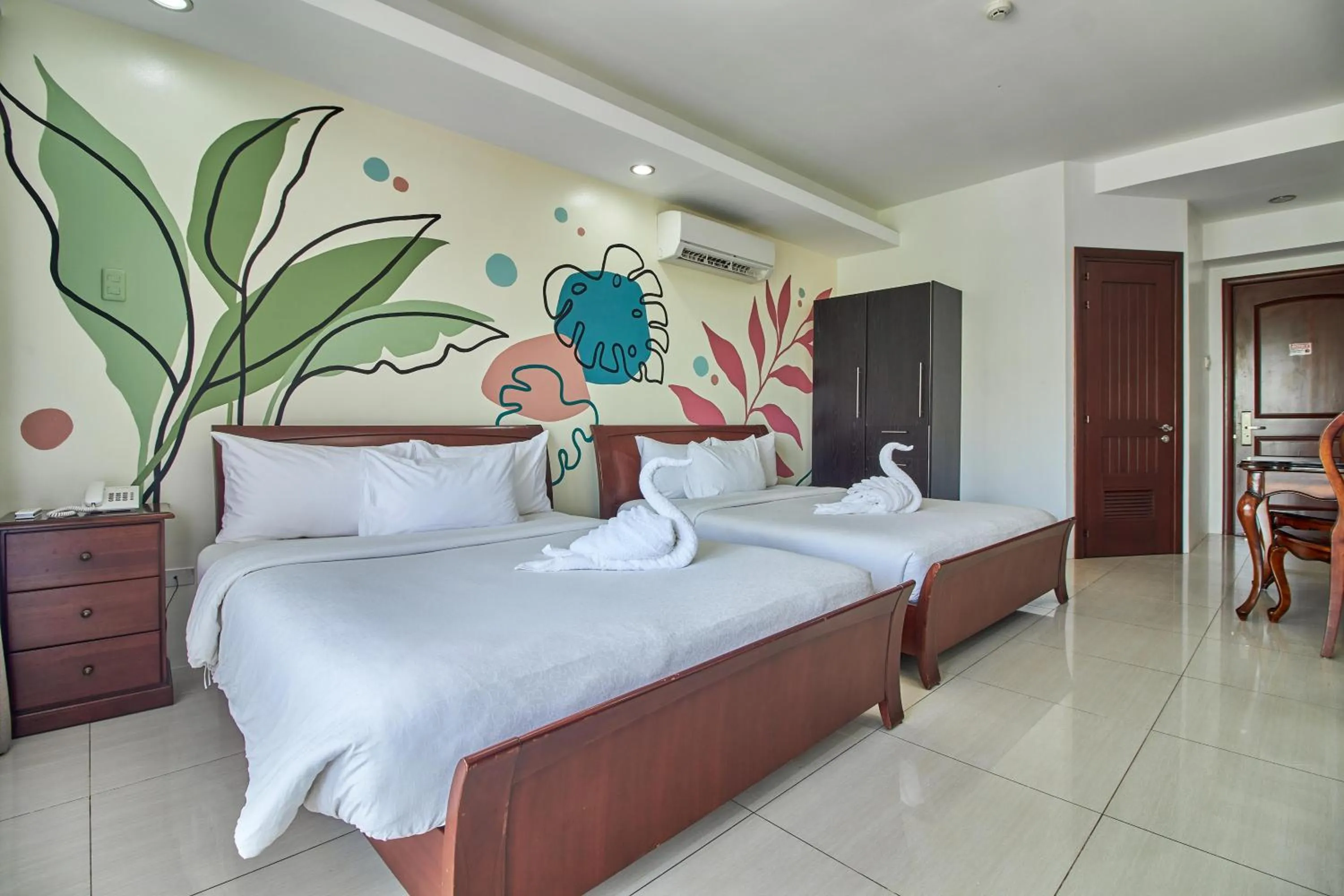 Bed in Mactan Resort by 1521