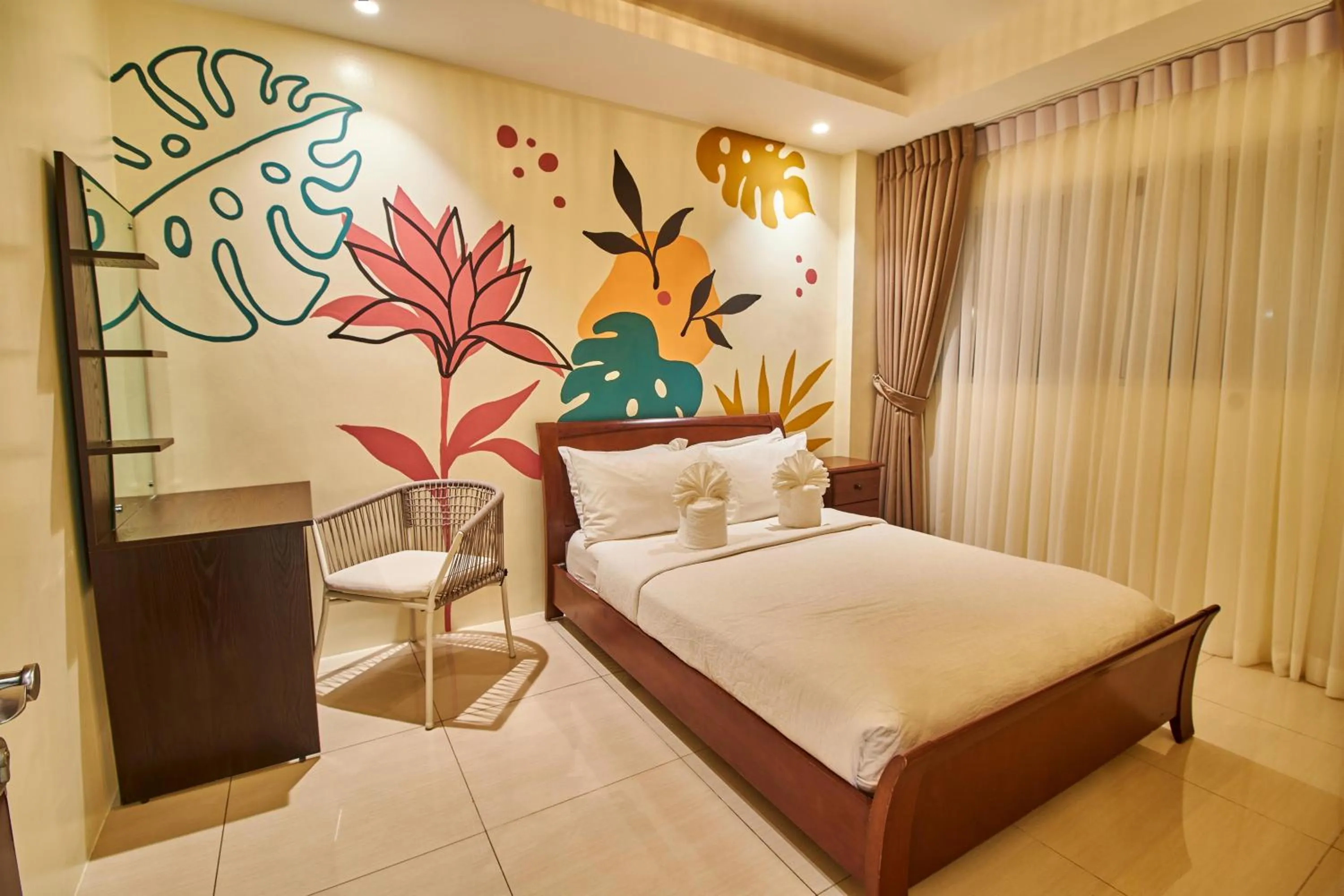 Bed in Mactan Resort by 1521
