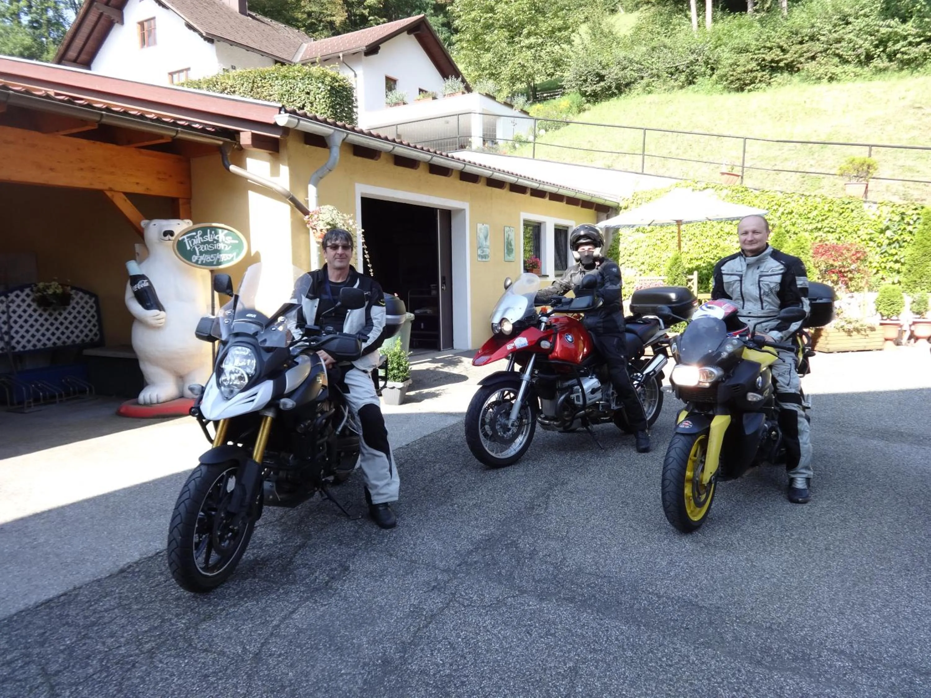 Patio in Frühstückspension Irmer