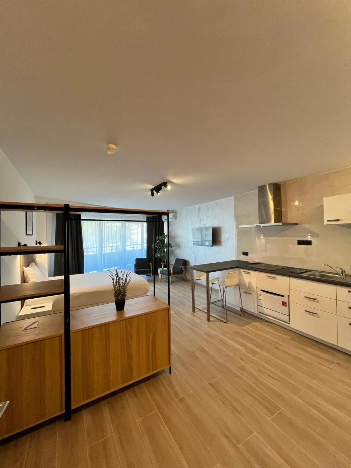 Bed in B-aparthotel Montgomery