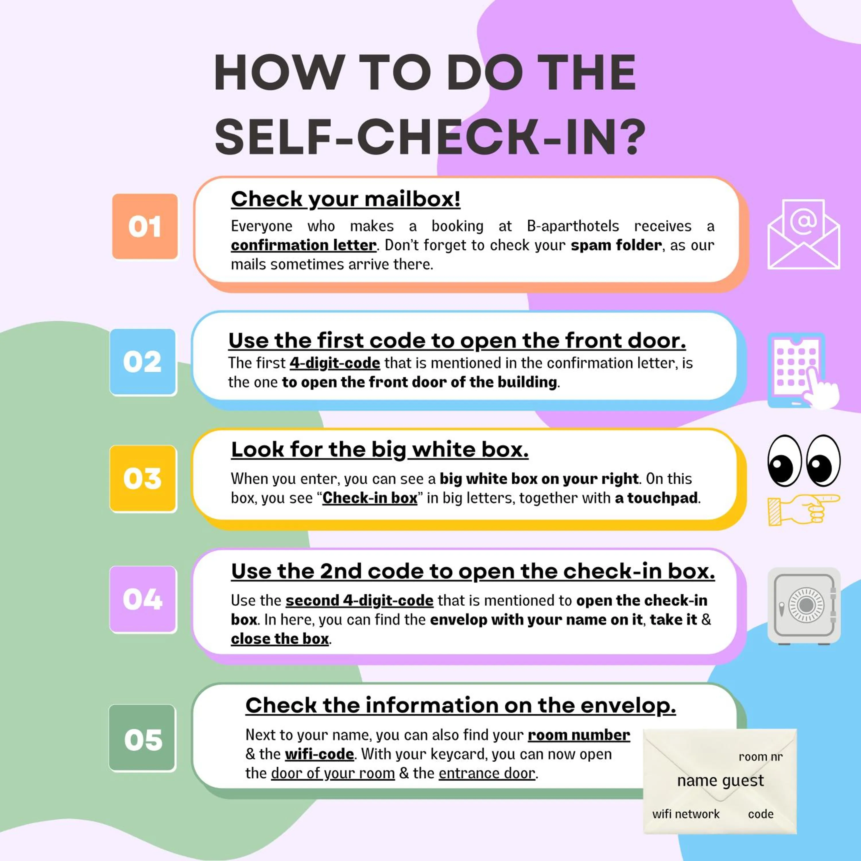 Text overlay in B-aparthotel Montgomery