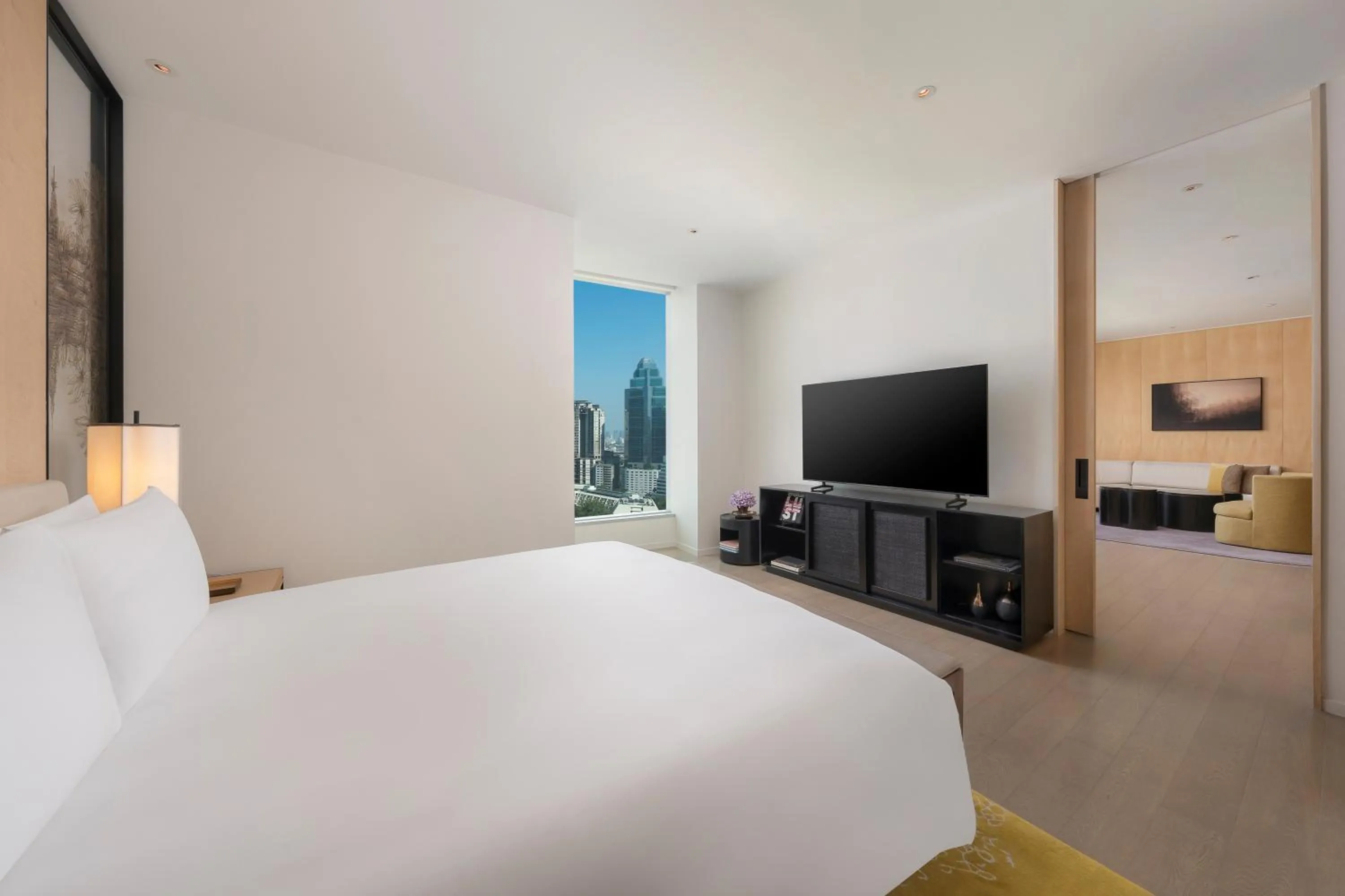 Bed in Park Hyatt Bangkok