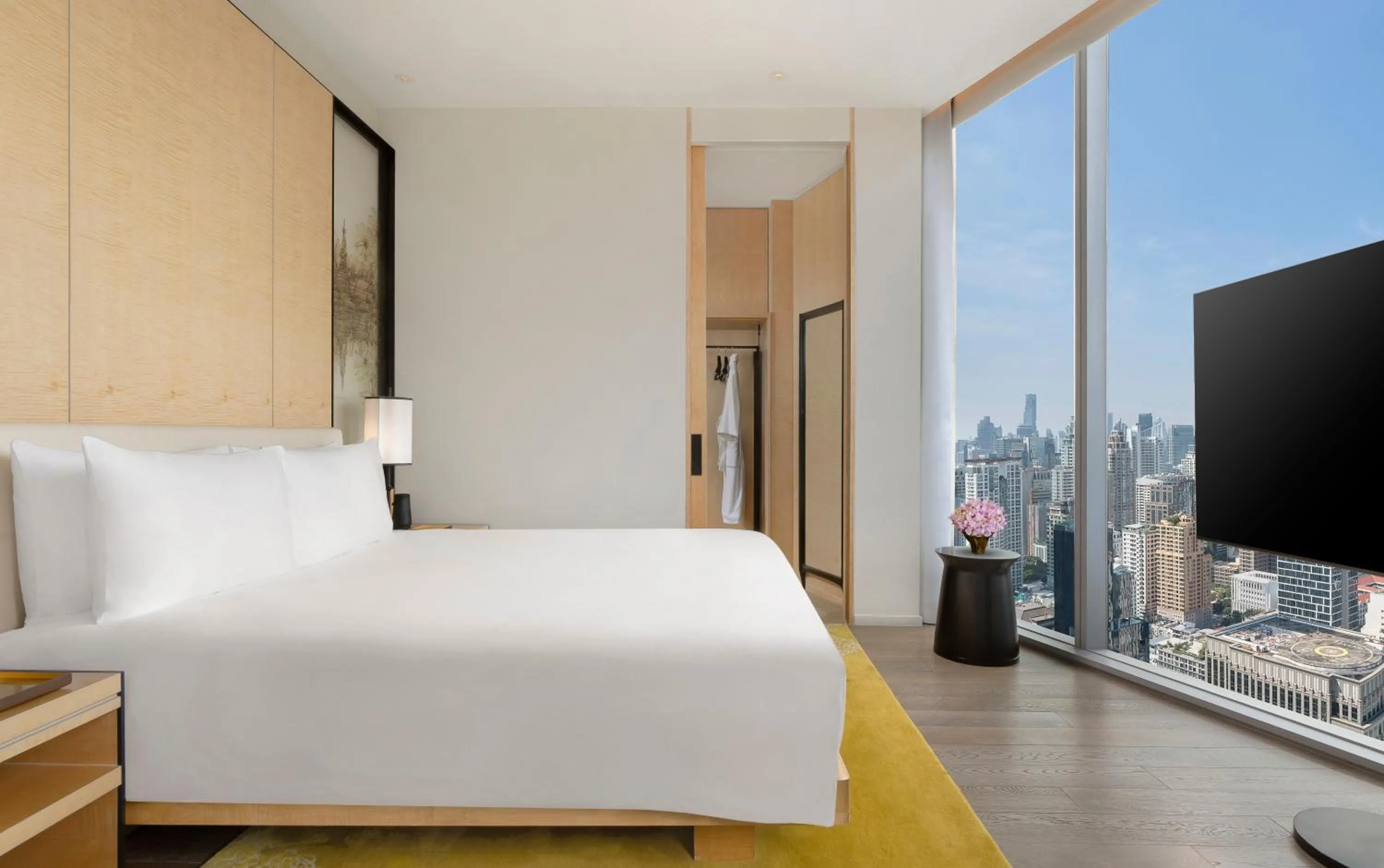 Bed in Park Hyatt Bangkok