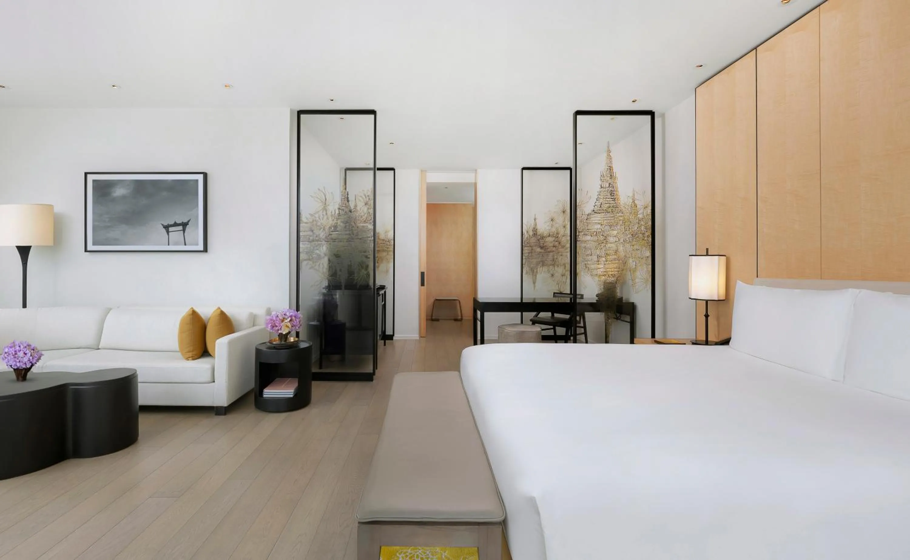 Bed in Park Hyatt Bangkok