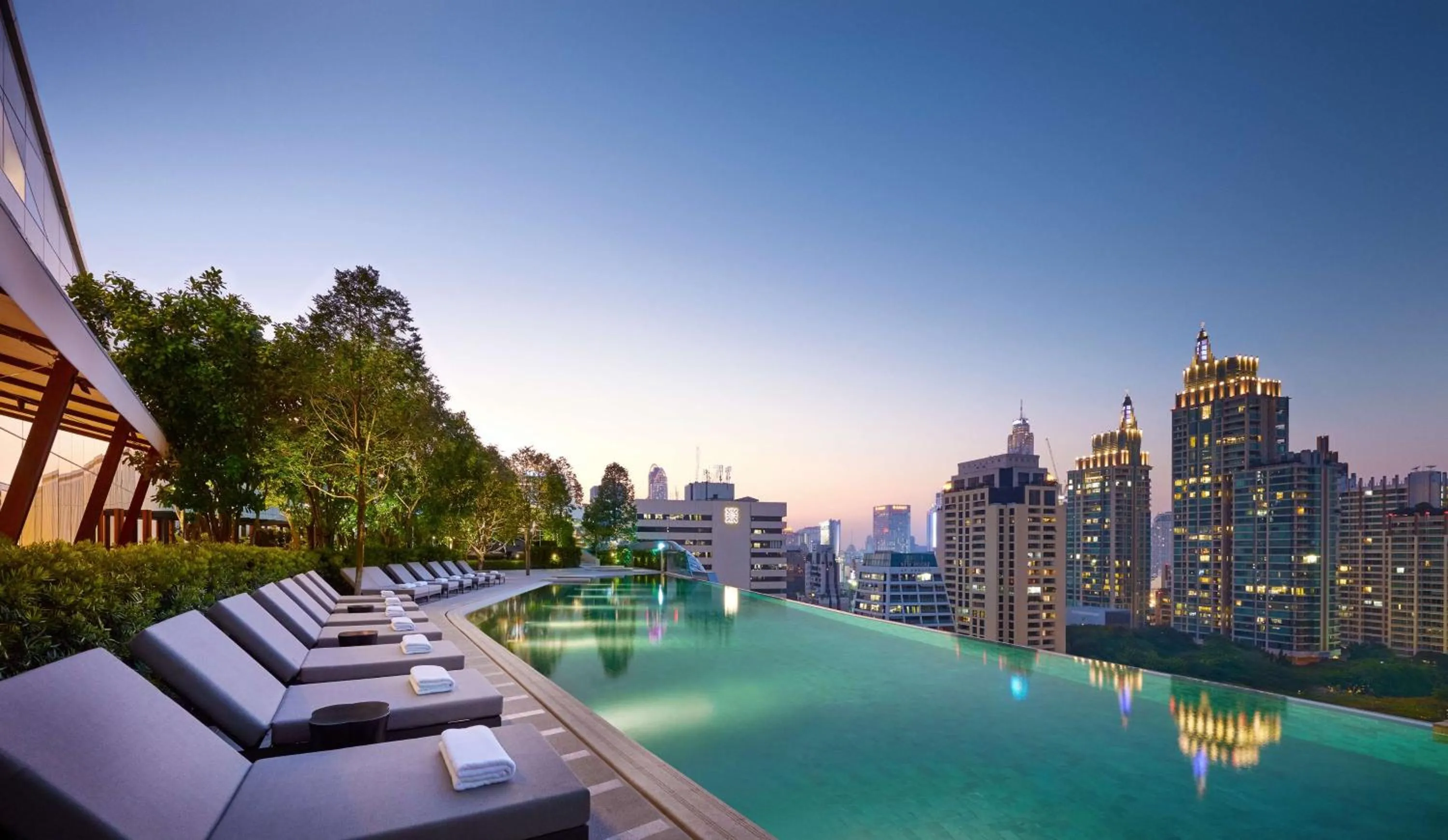 Swimming pool in Park Hyatt Bangkok