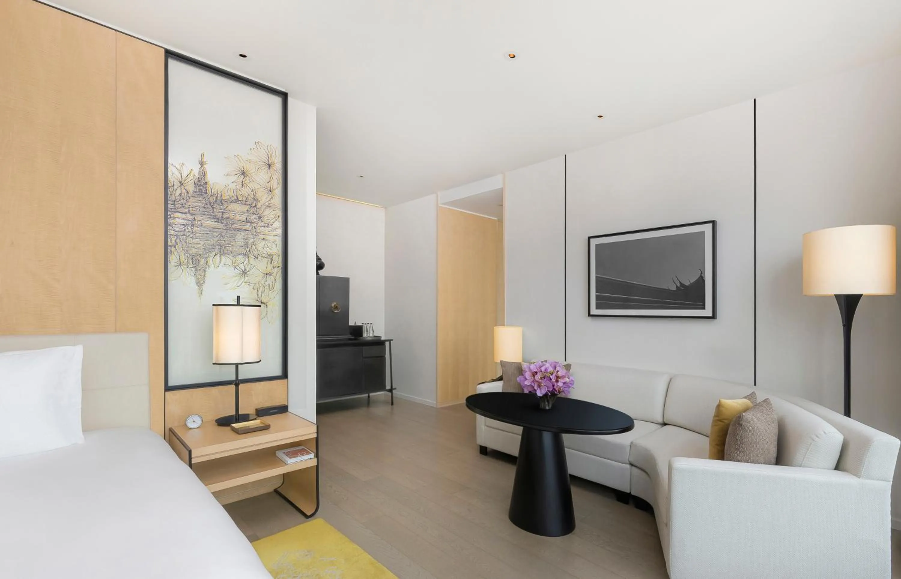 Bed in Park Hyatt Bangkok