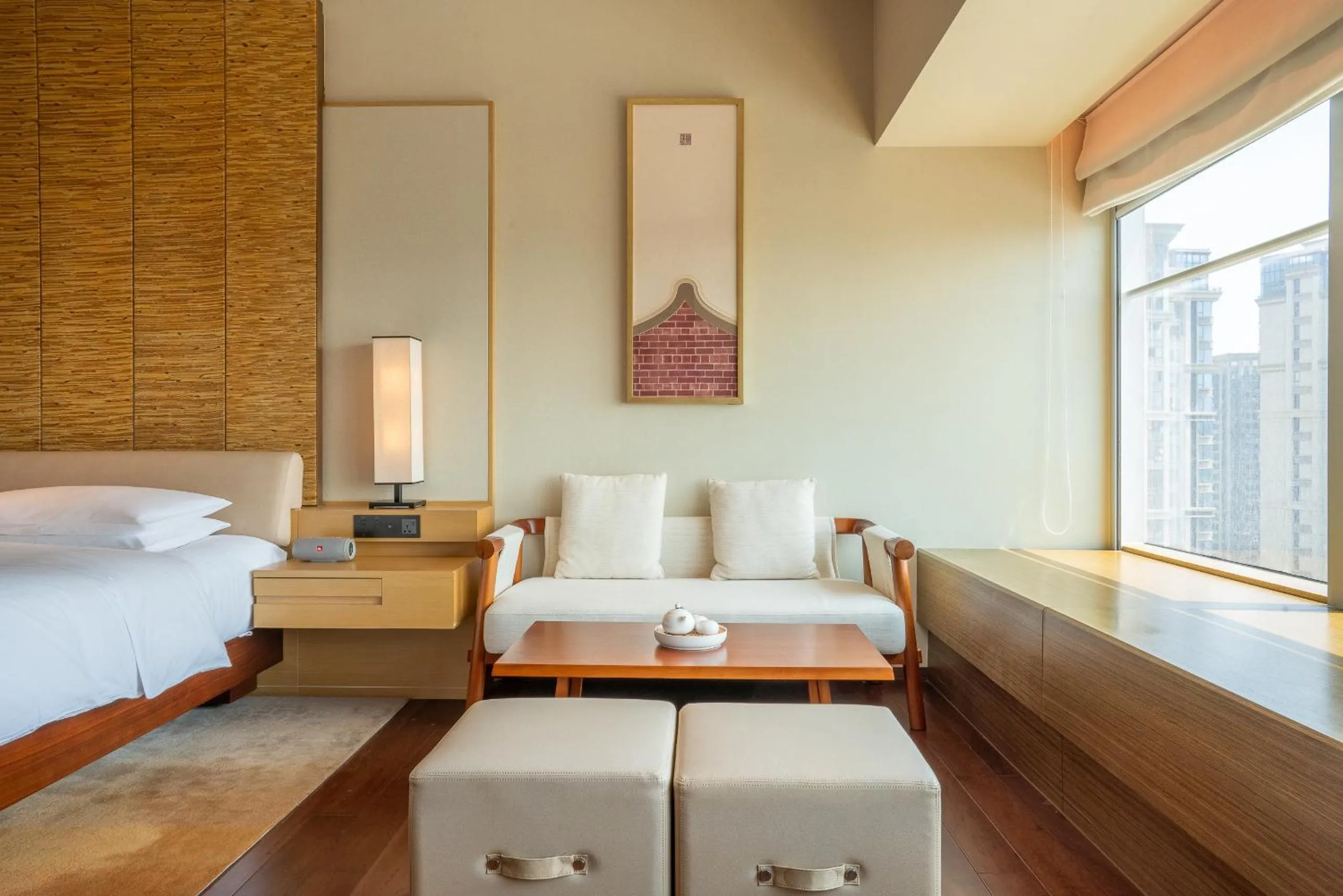 Coffee/tea facilities, Bed in Hyatt Regency Xiamen Wuyuanwan