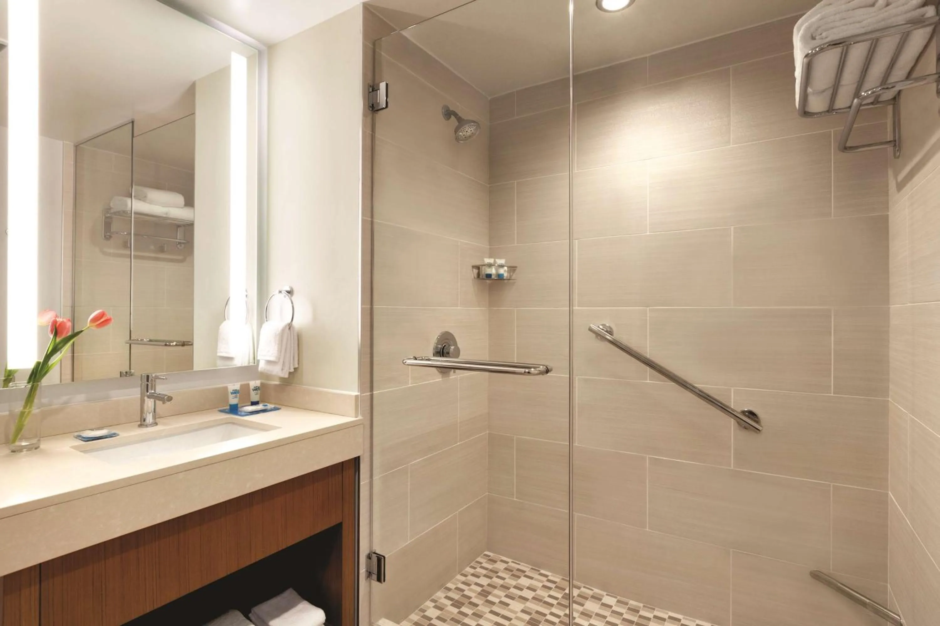 Bathroom in Hyatt House Virginia Beach / Oceanfront