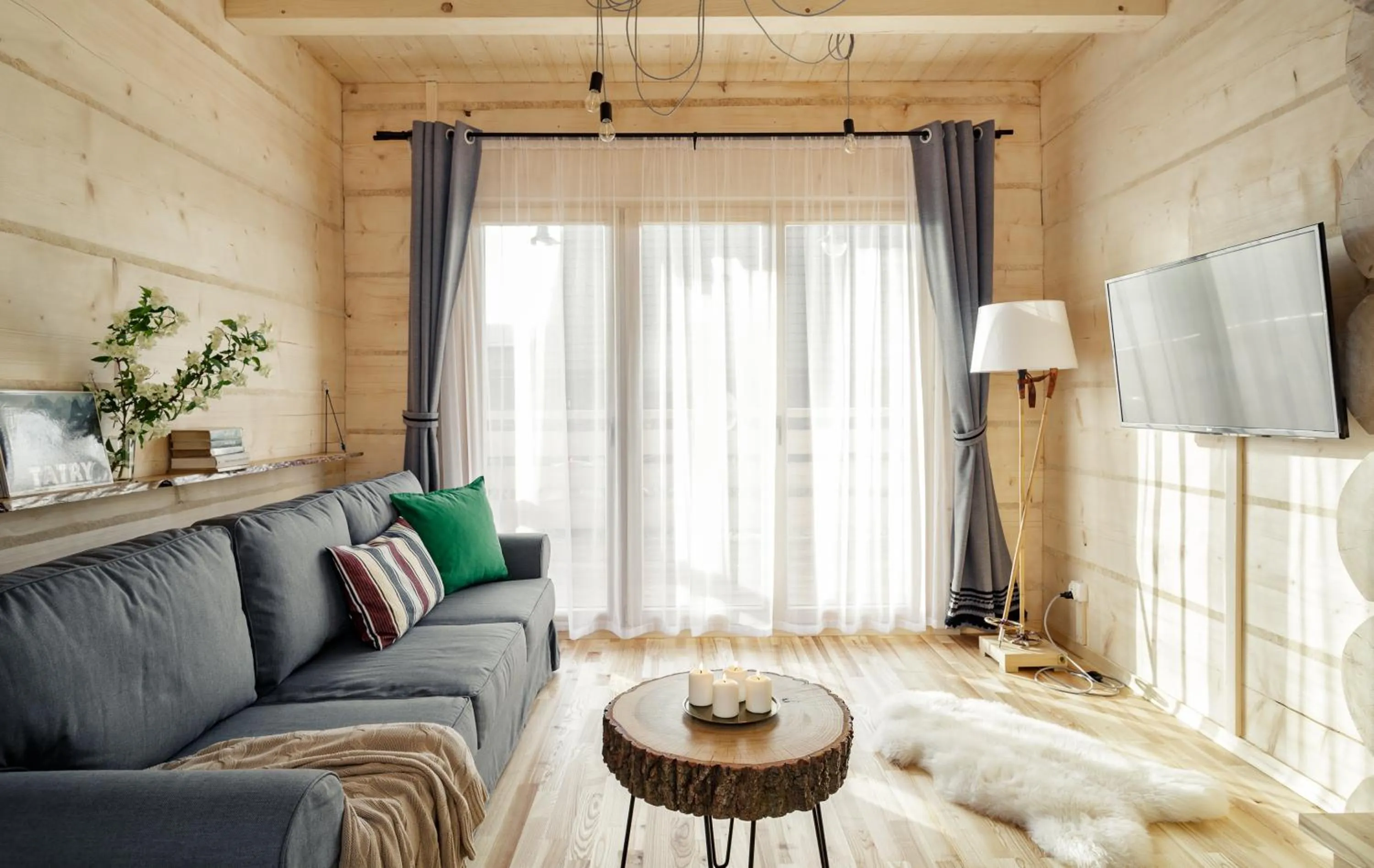 TV and multimedia in Tatra Wood House