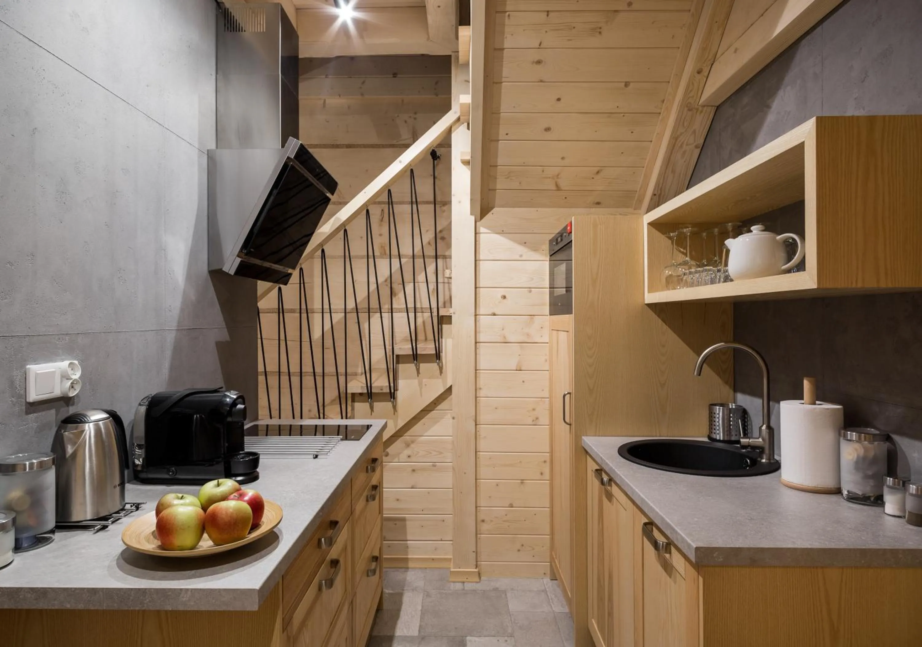 Kitchen or kitchenette in Tatra Wood House