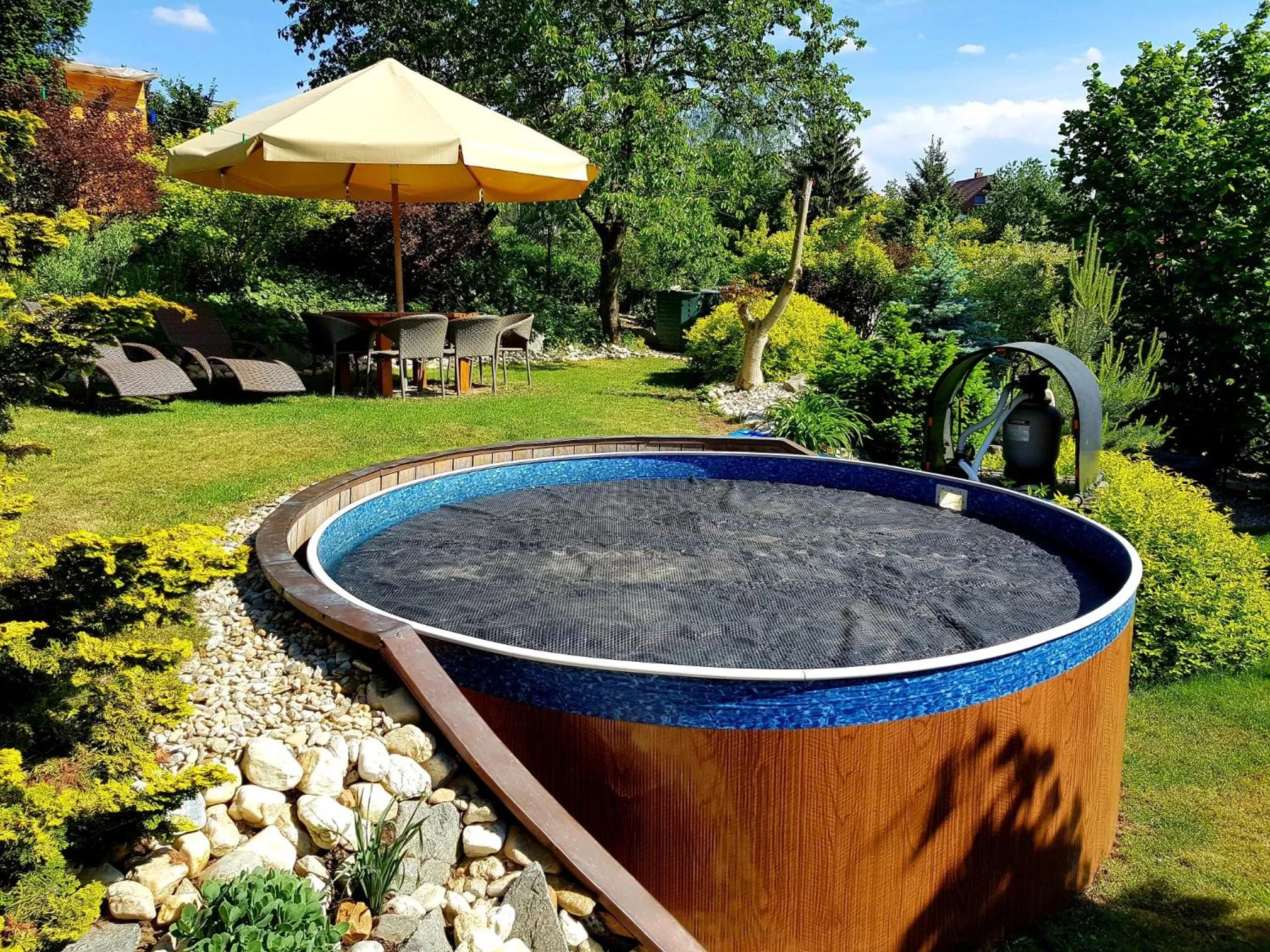 Swimming pool in Chalupa u Macochy