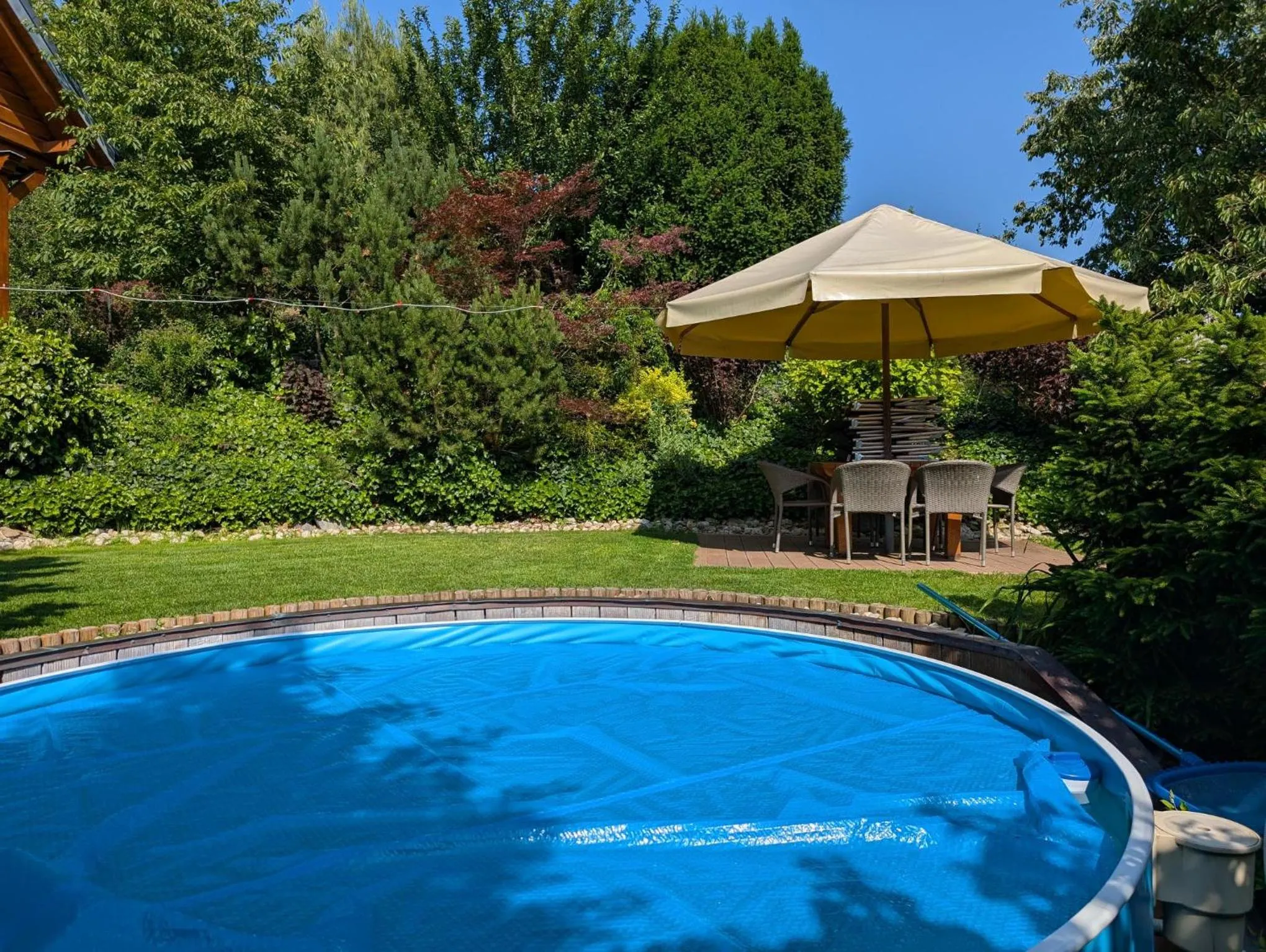 Swimming pool in Chalupa u Macochy