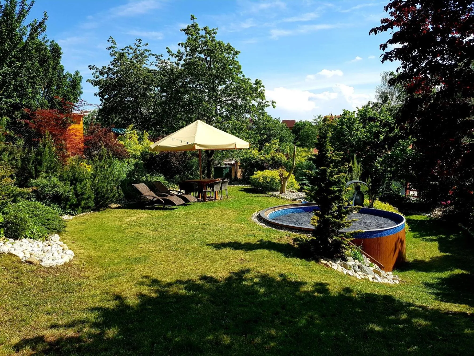 Garden in Chalupa u Macochy