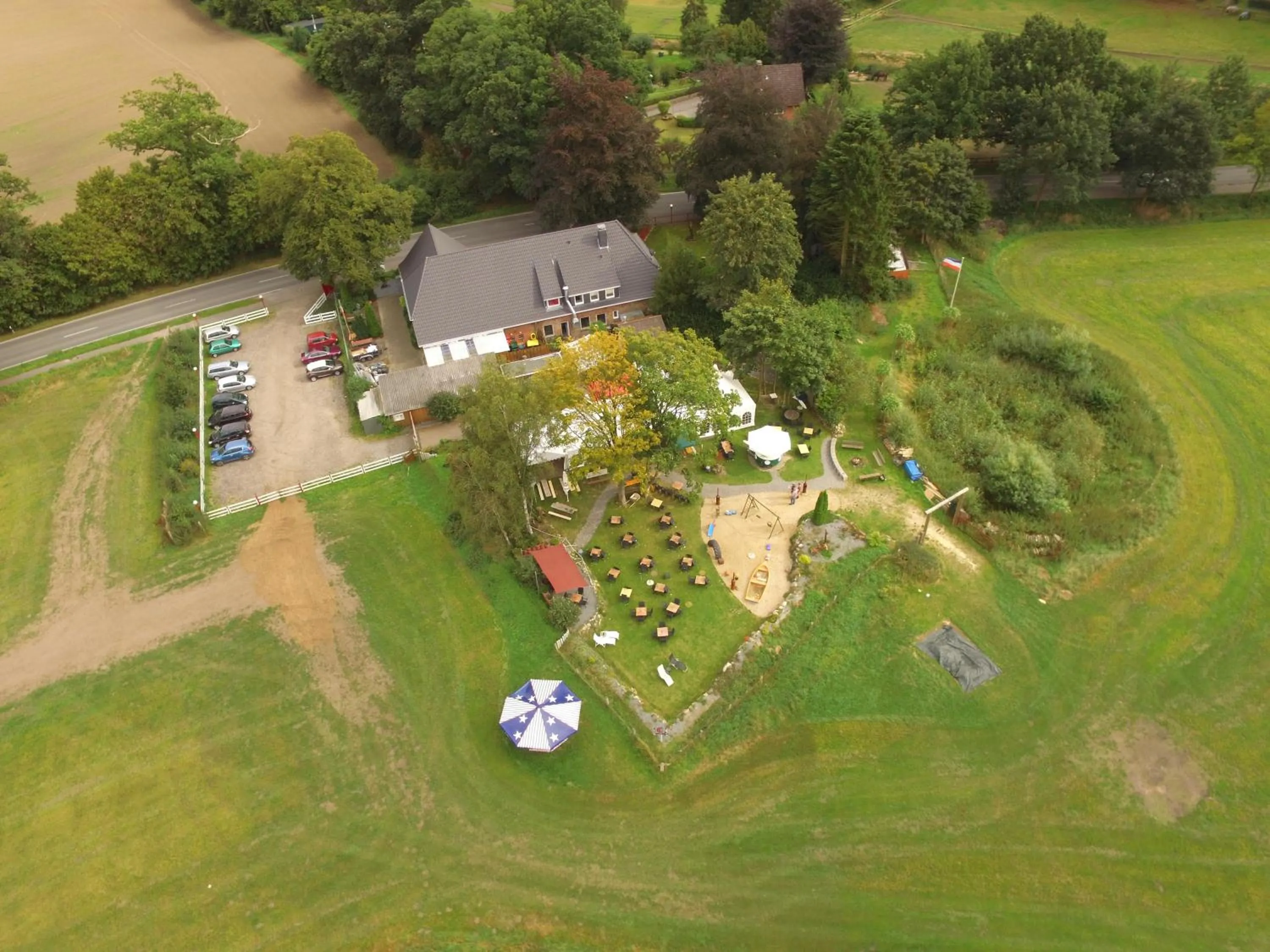Bird's eye view in Bredeneeker Gasthaus