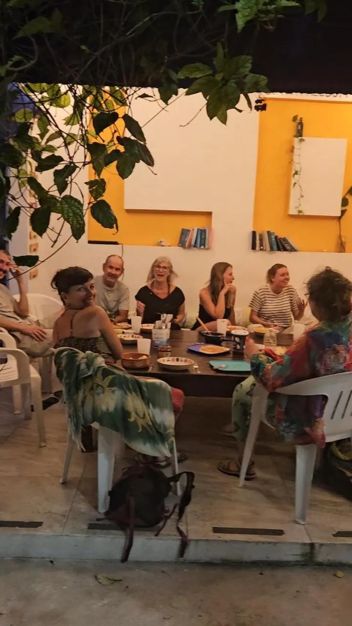 group of guests in Hostel Humanity - Puerto Morelos