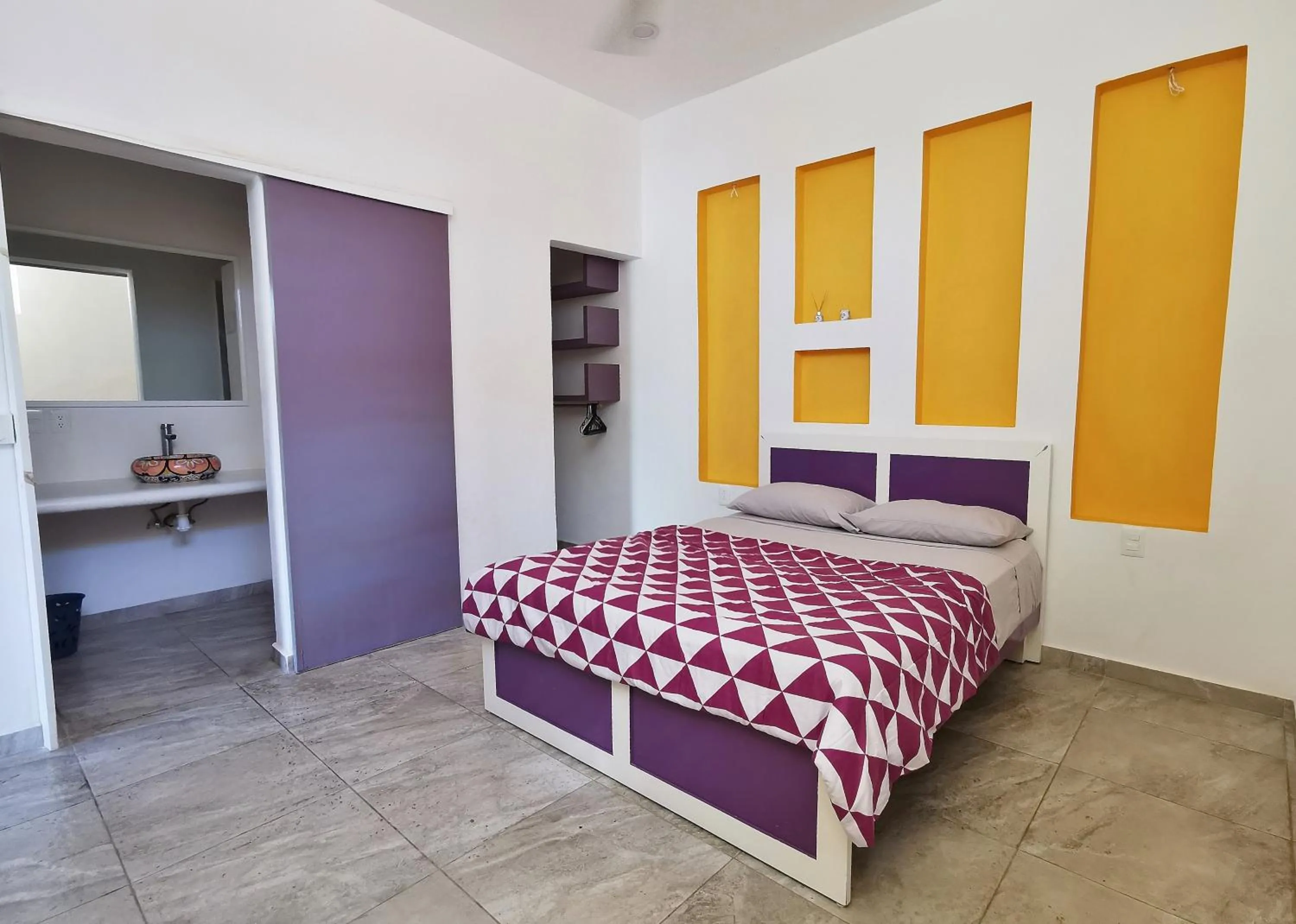 Bedroom, Bed in Hostel Humanity - Puerto Morelos