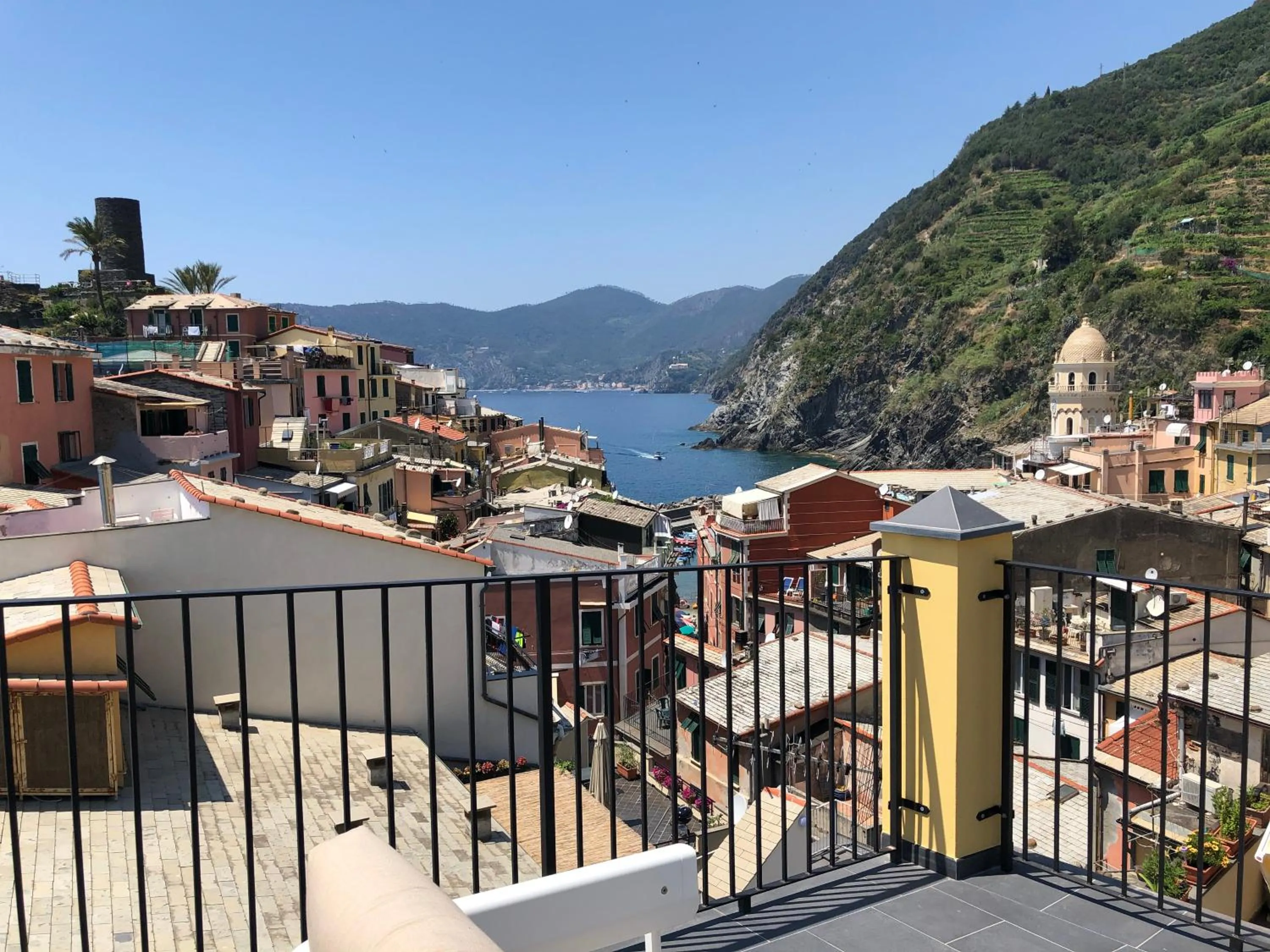 Balcony/Terrace in La Polena Camere Vernazza - Suite vista mare