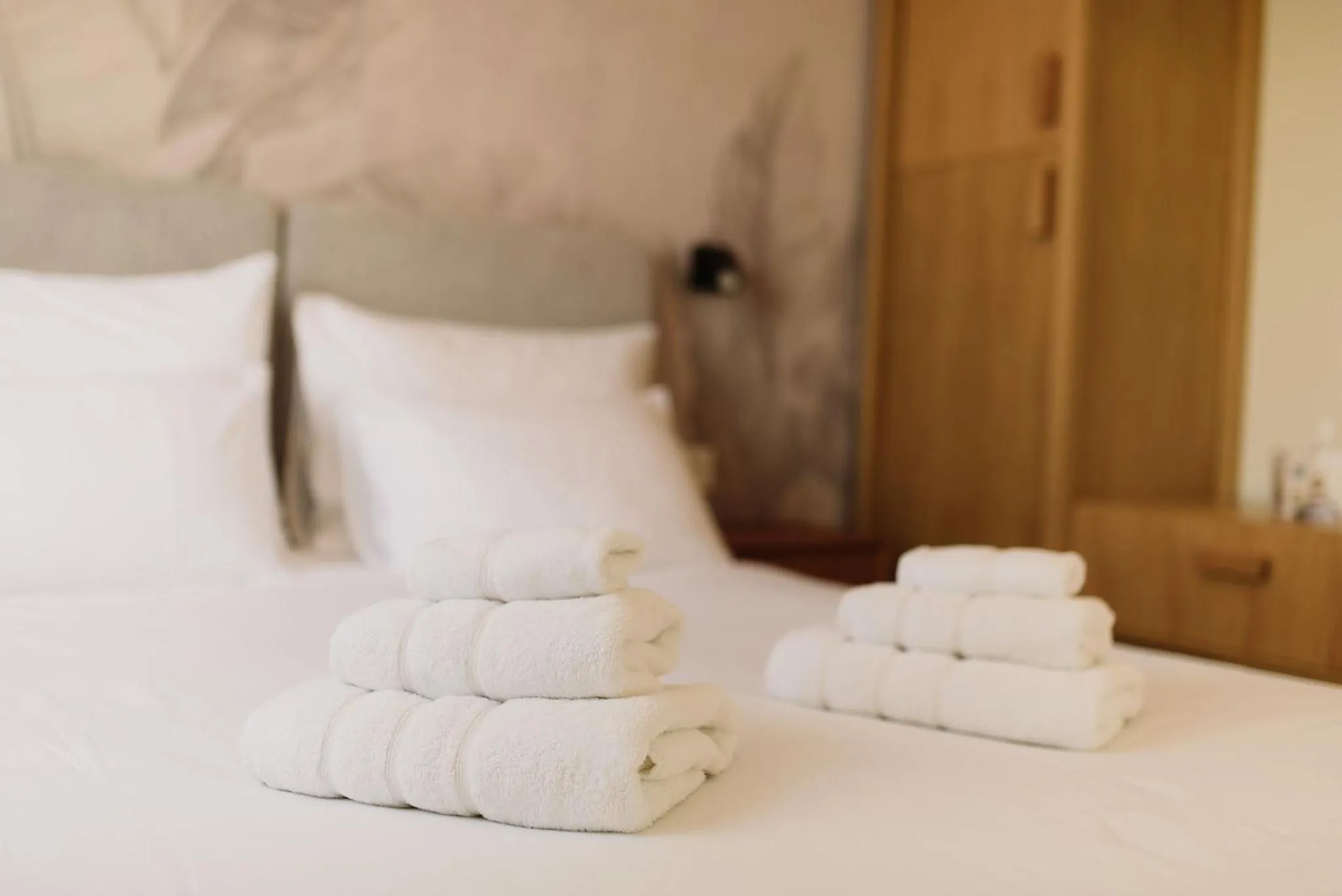 Bed in Family Resort Urania