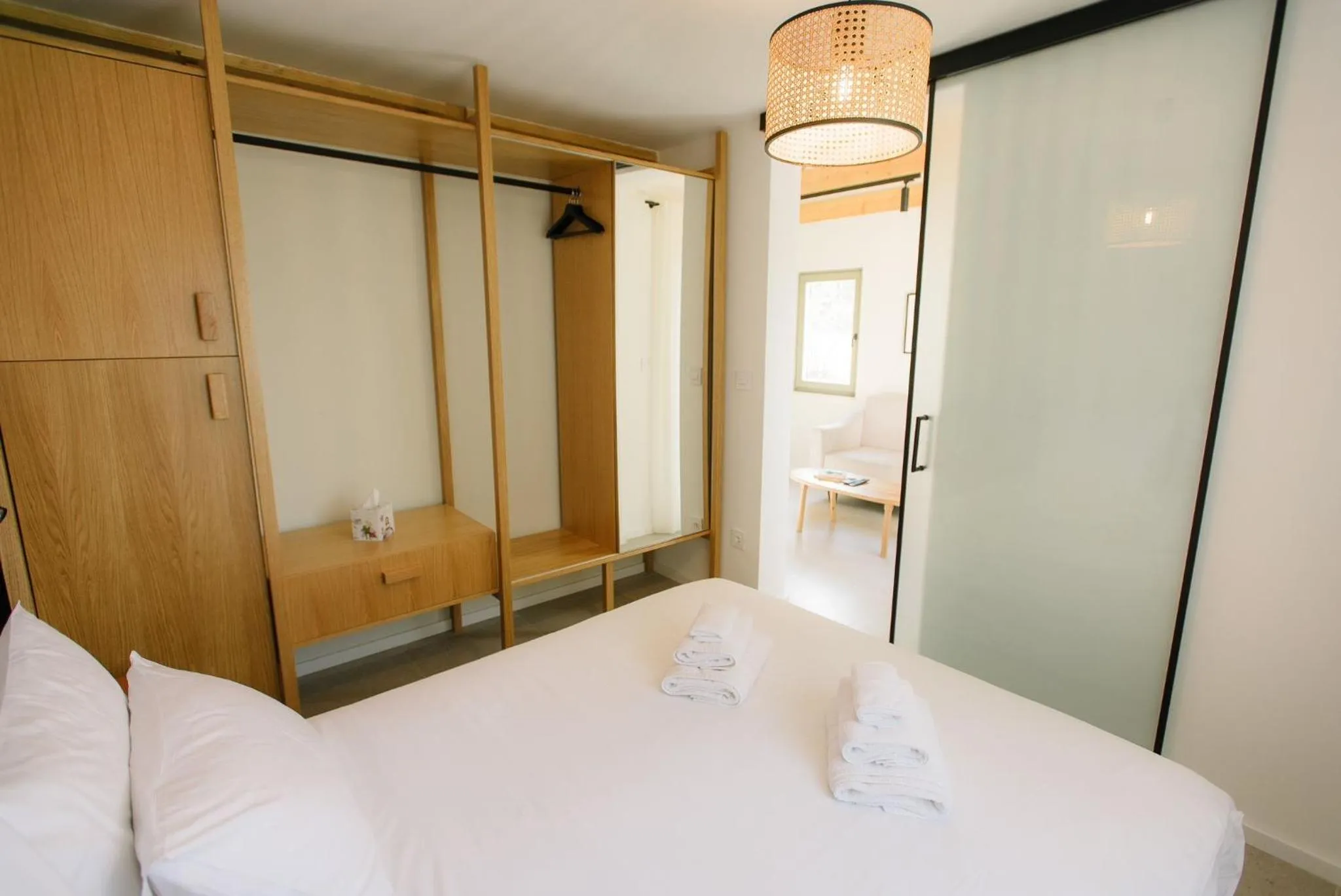 Bed in Family Resort Urania