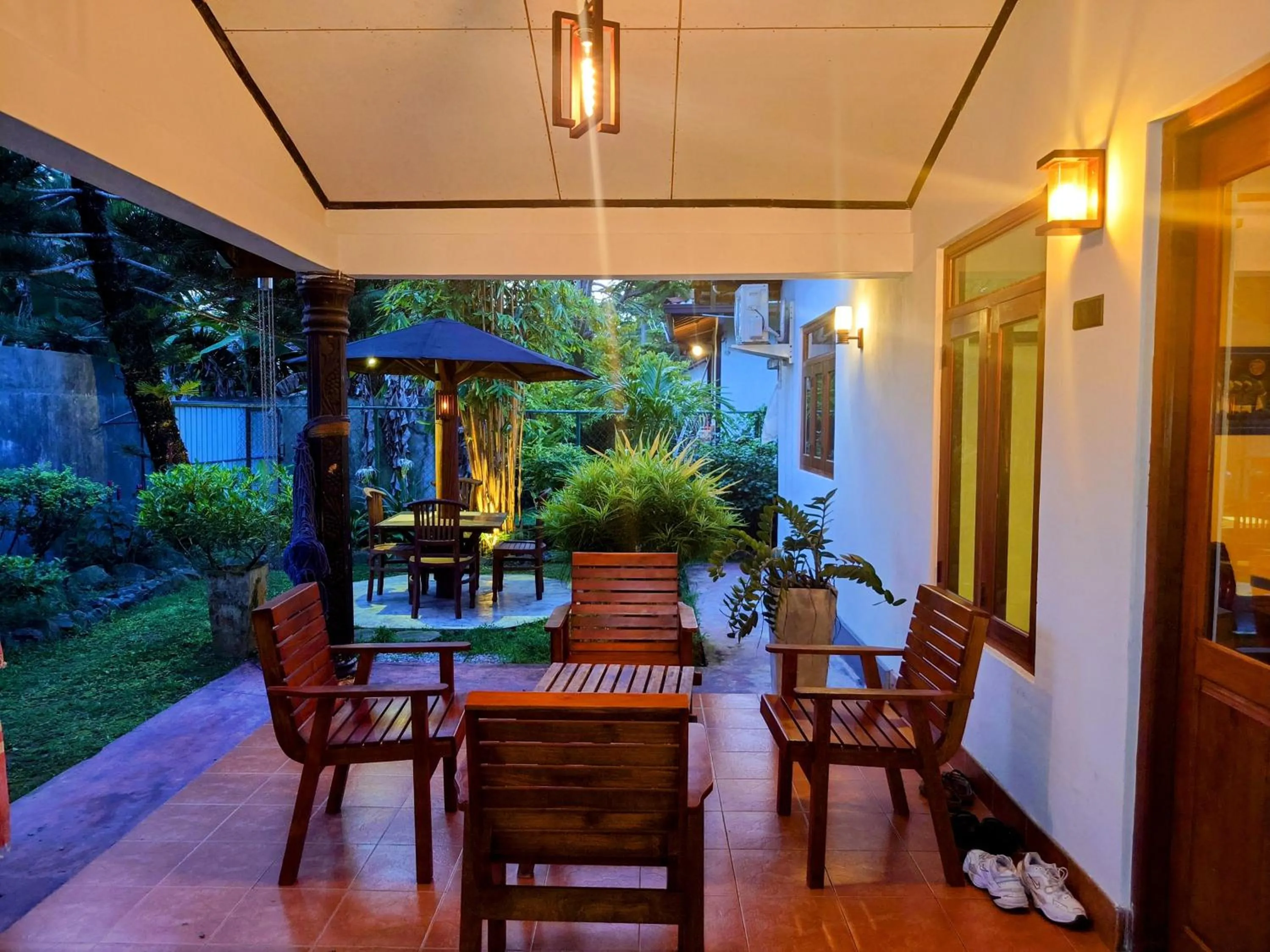 Seating area in The Whitegates Lodge