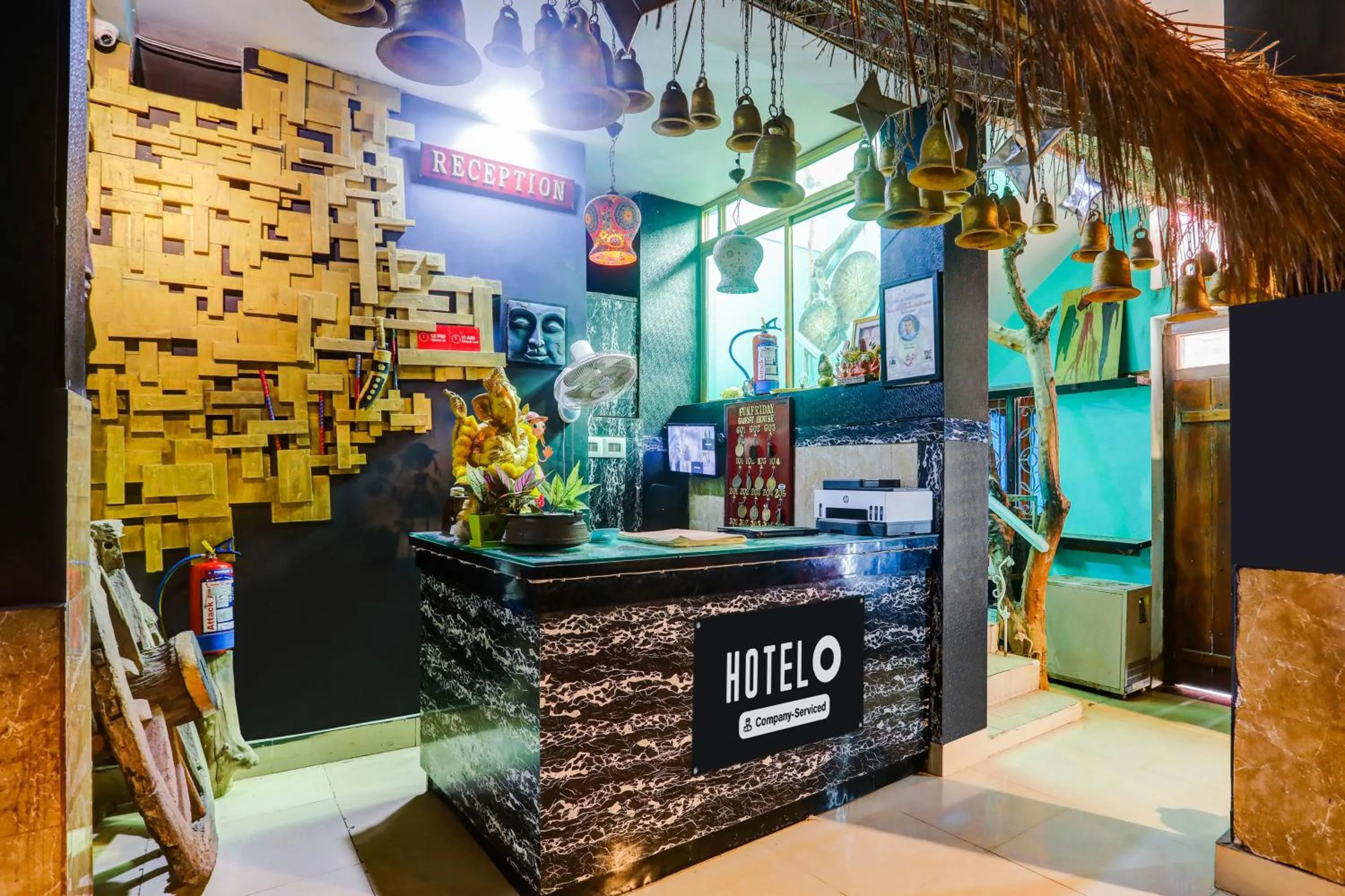 Lobby or reception in Super Hotel O Bodh Gaya Near Nigma Monastery Formerly Fun Friday