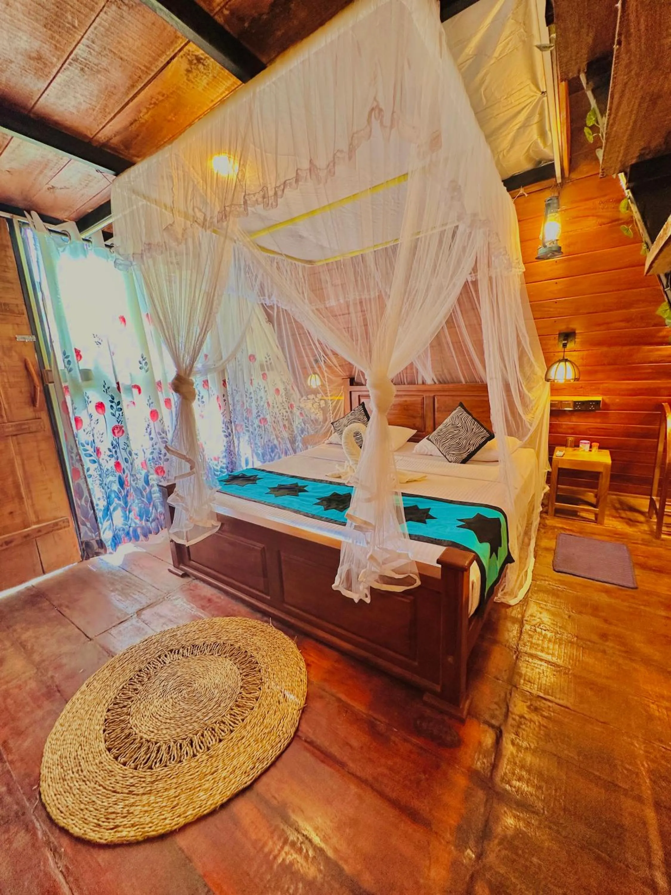 Bed in Levona Garden Resort