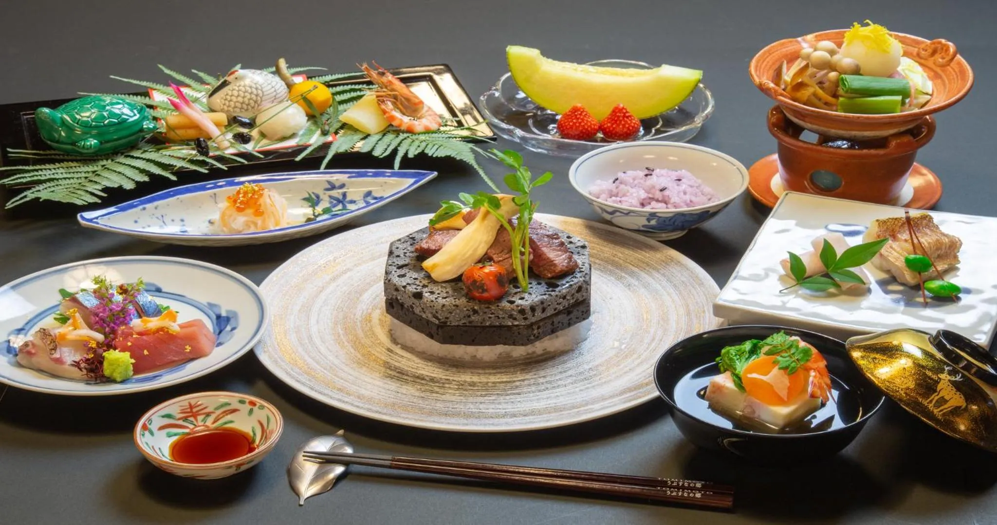 Dinner in Ubusuna no Sato TOMIMOTO