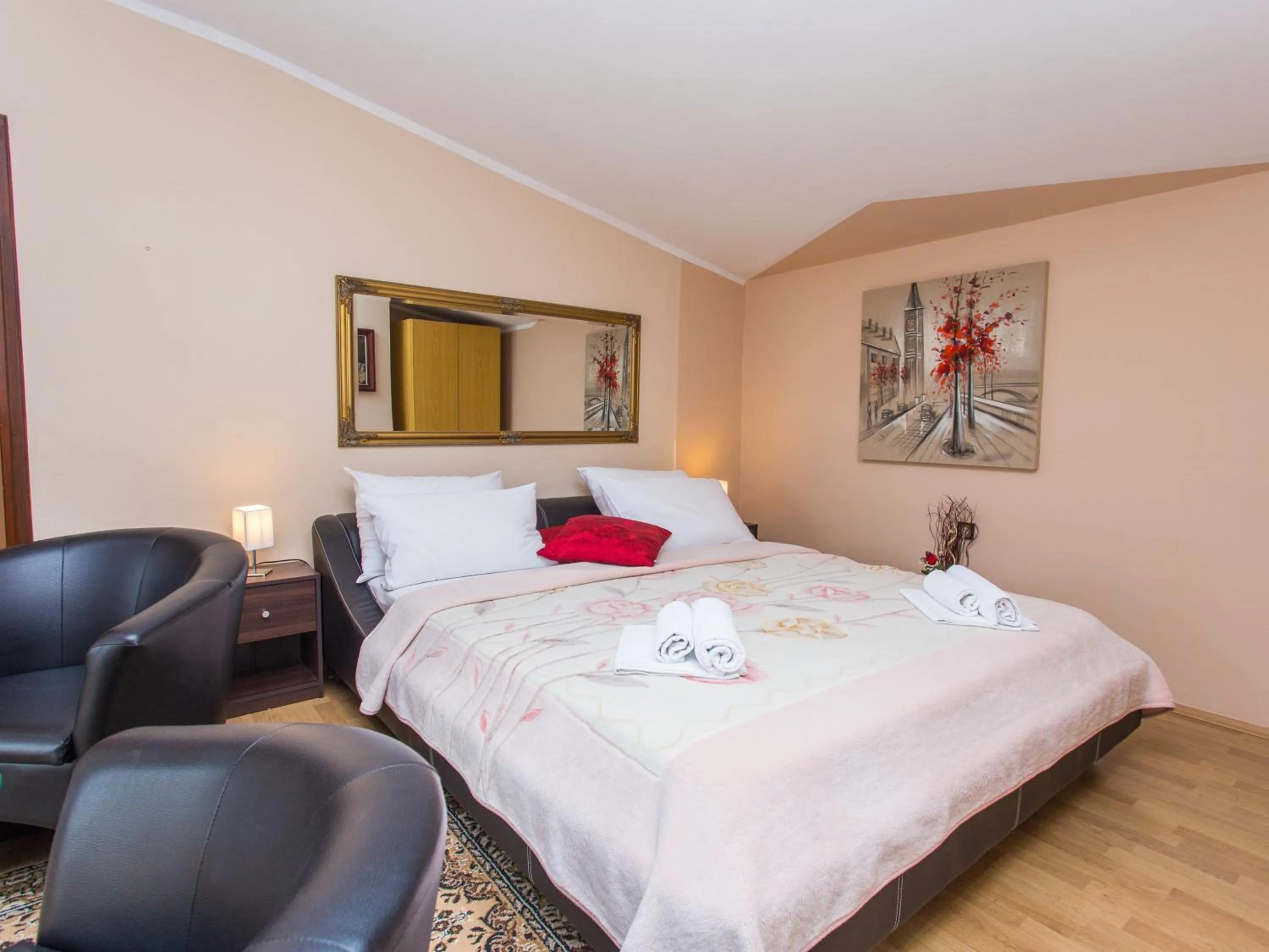 Bed in Villa Valentina