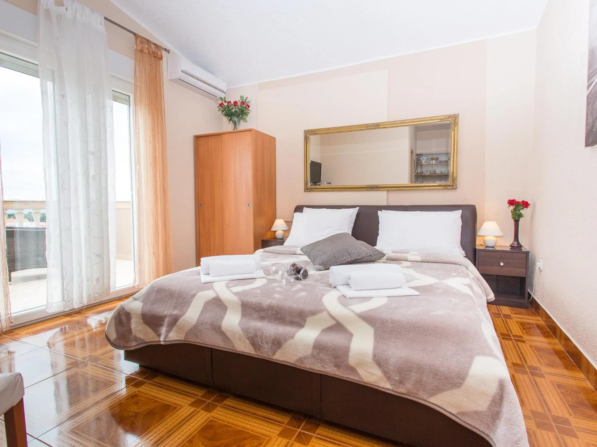 Bed in Villa Valentina