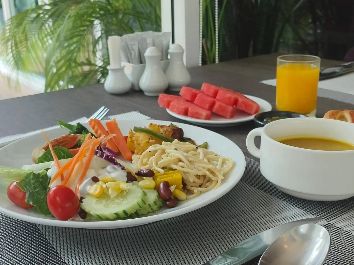 Breakfast in Anajak Bangkok Hotel - SHA Plus