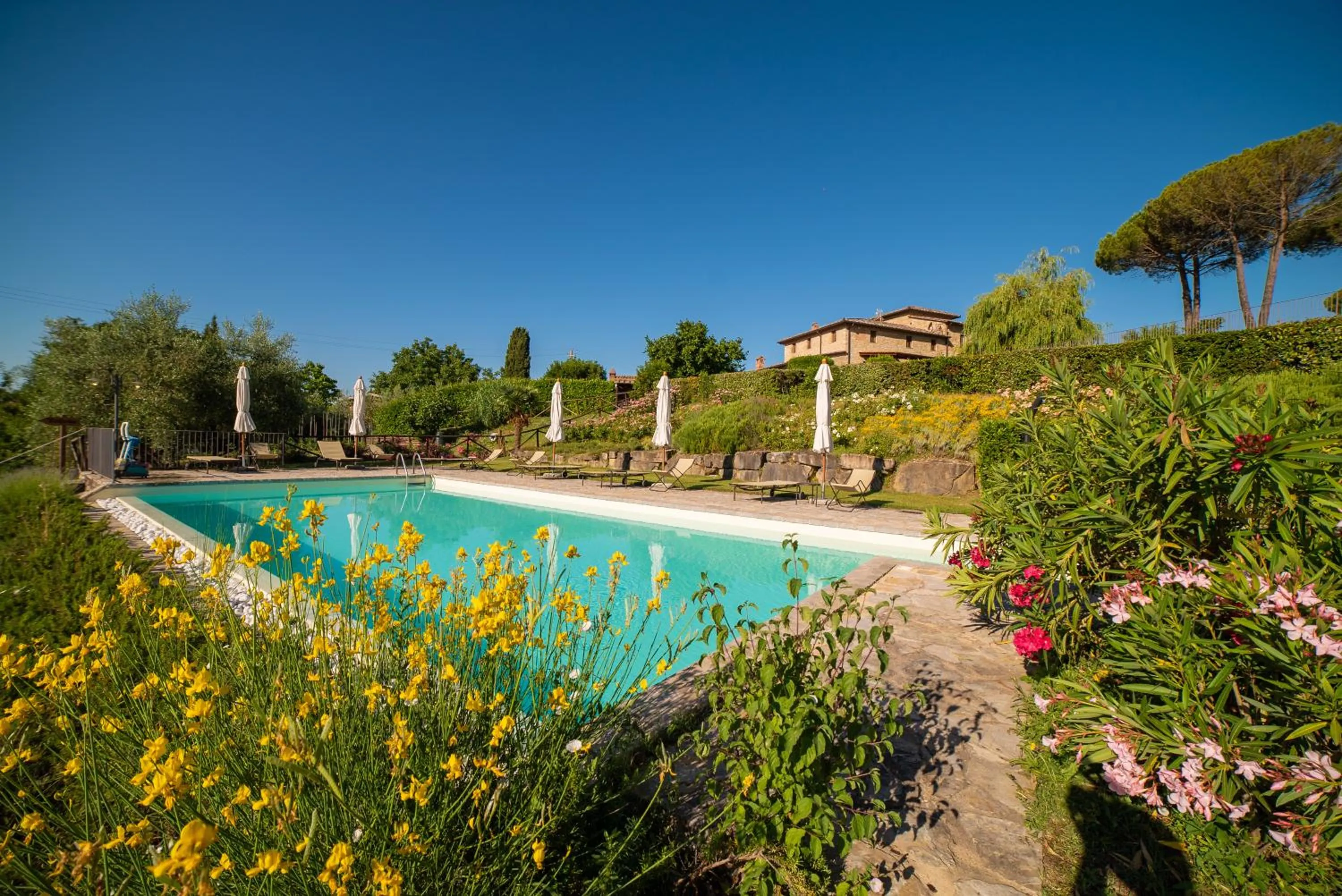 Swimming pool in Cavarchino B&B