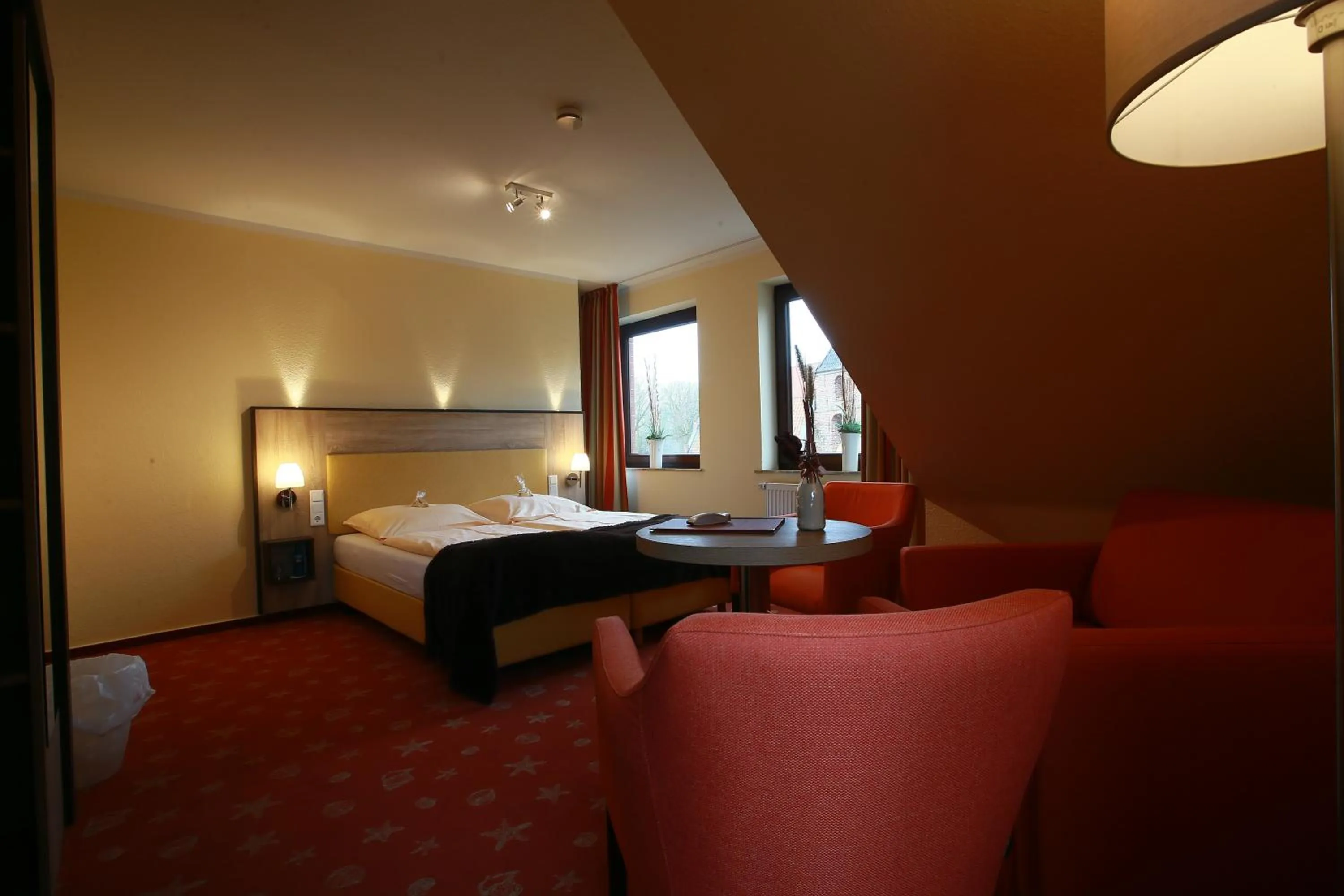 Bed in Hotel Zum Alten Siel