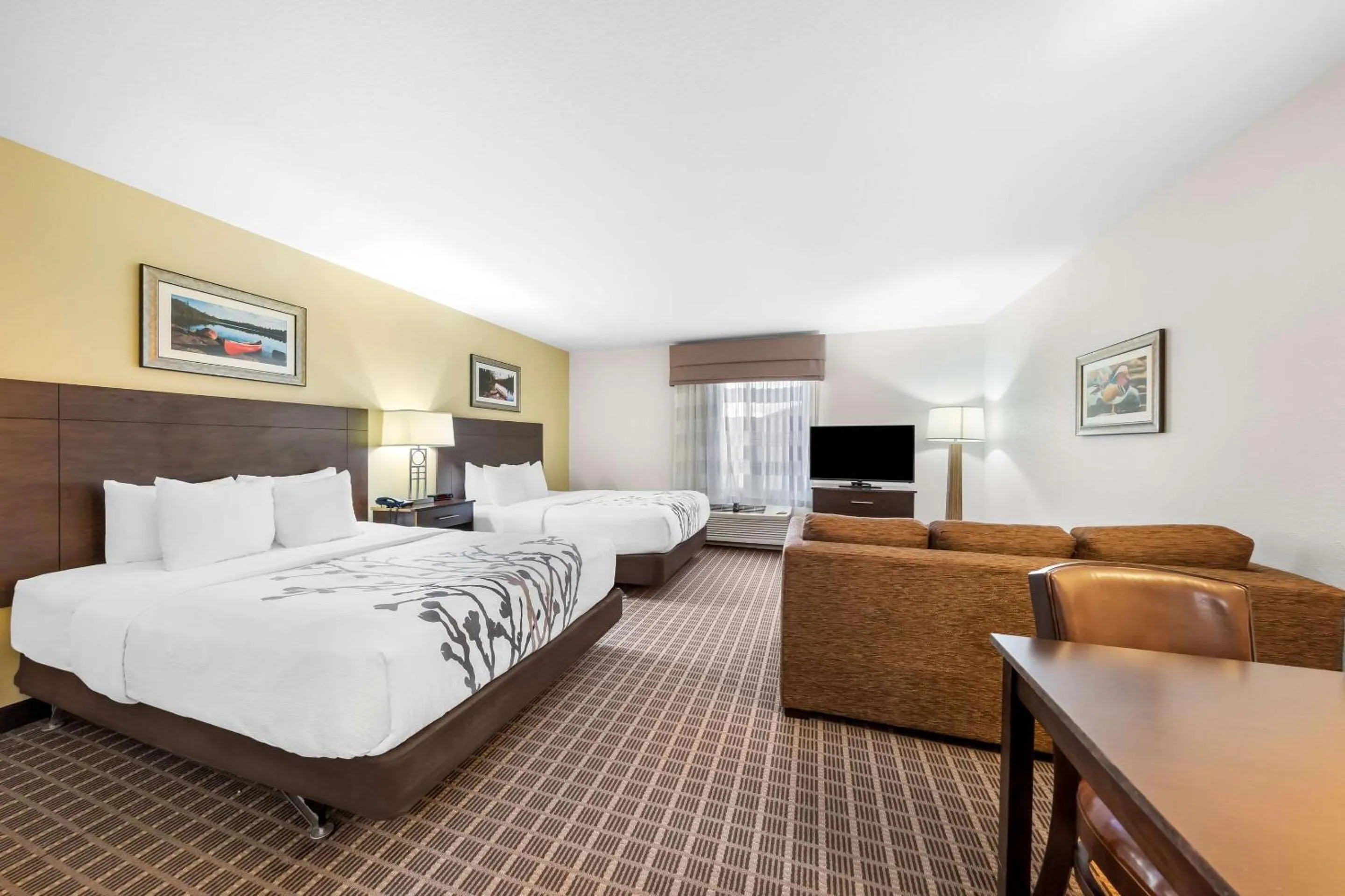 Bedroom, Bed in Sleep Inn & Suites West-Near Medical Center