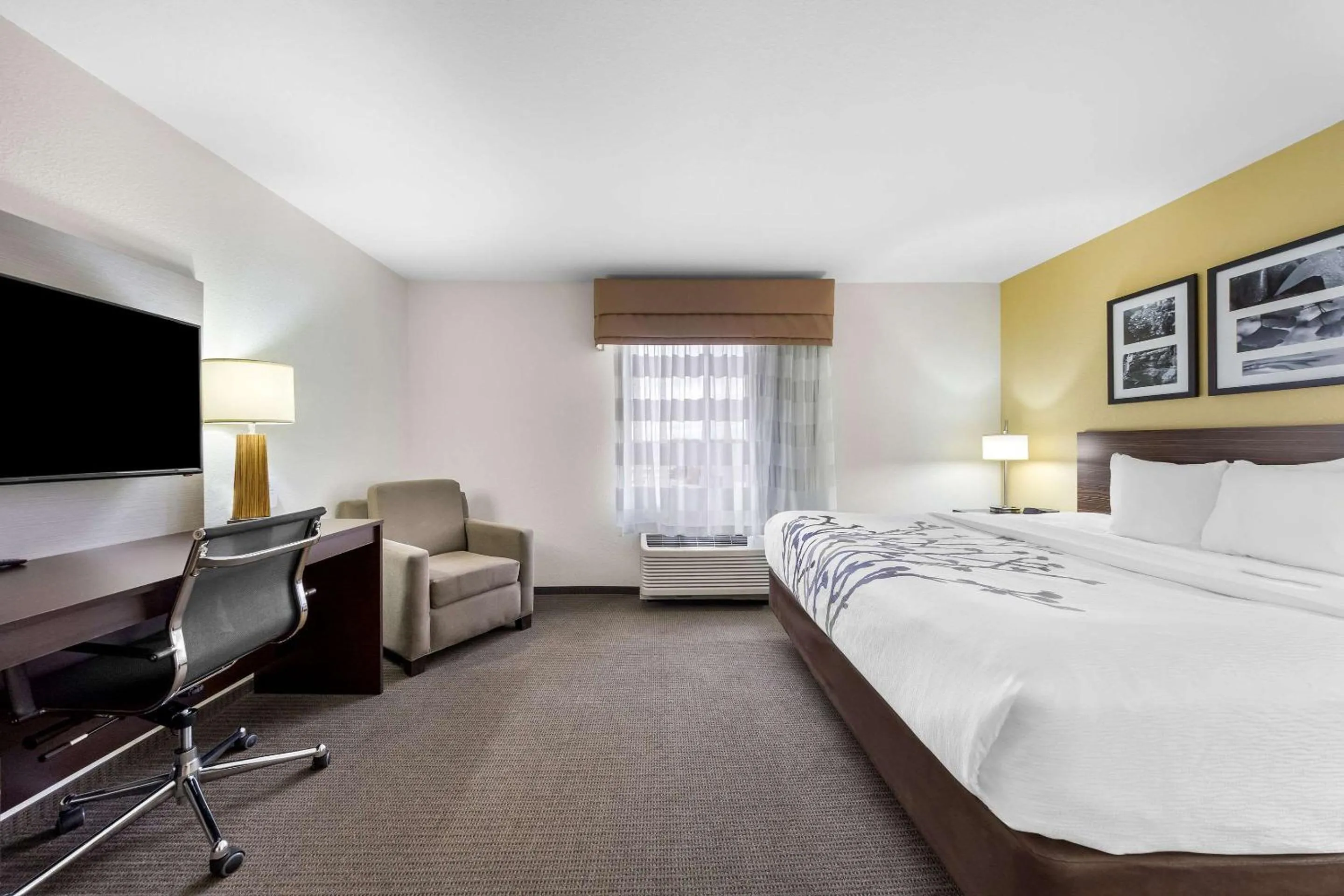 Bedroom, Bed in Sleep Inn & Suites West-Near Medical Center