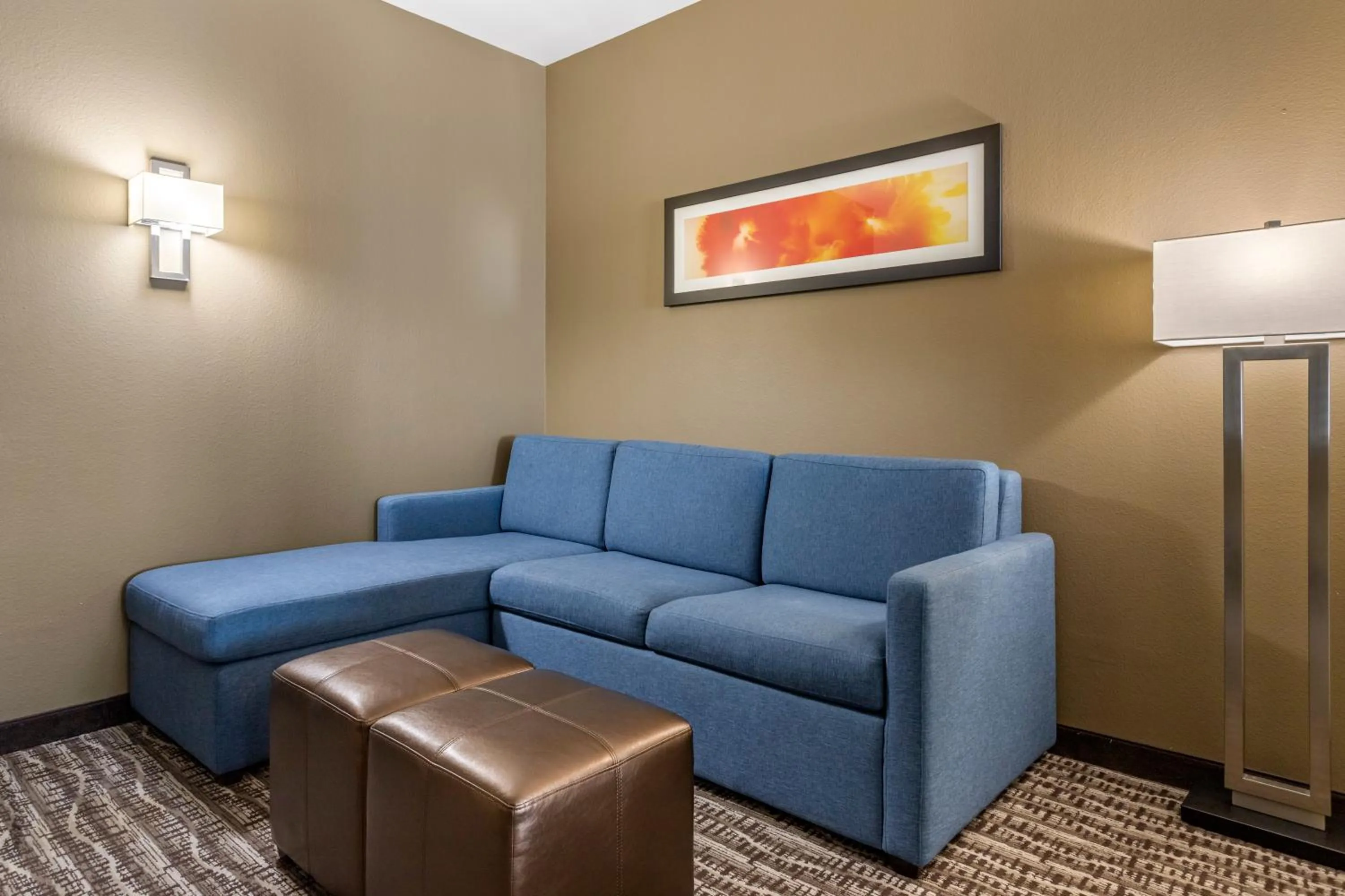 Seating area in Comfort Suites Near Sam Houston Race Park