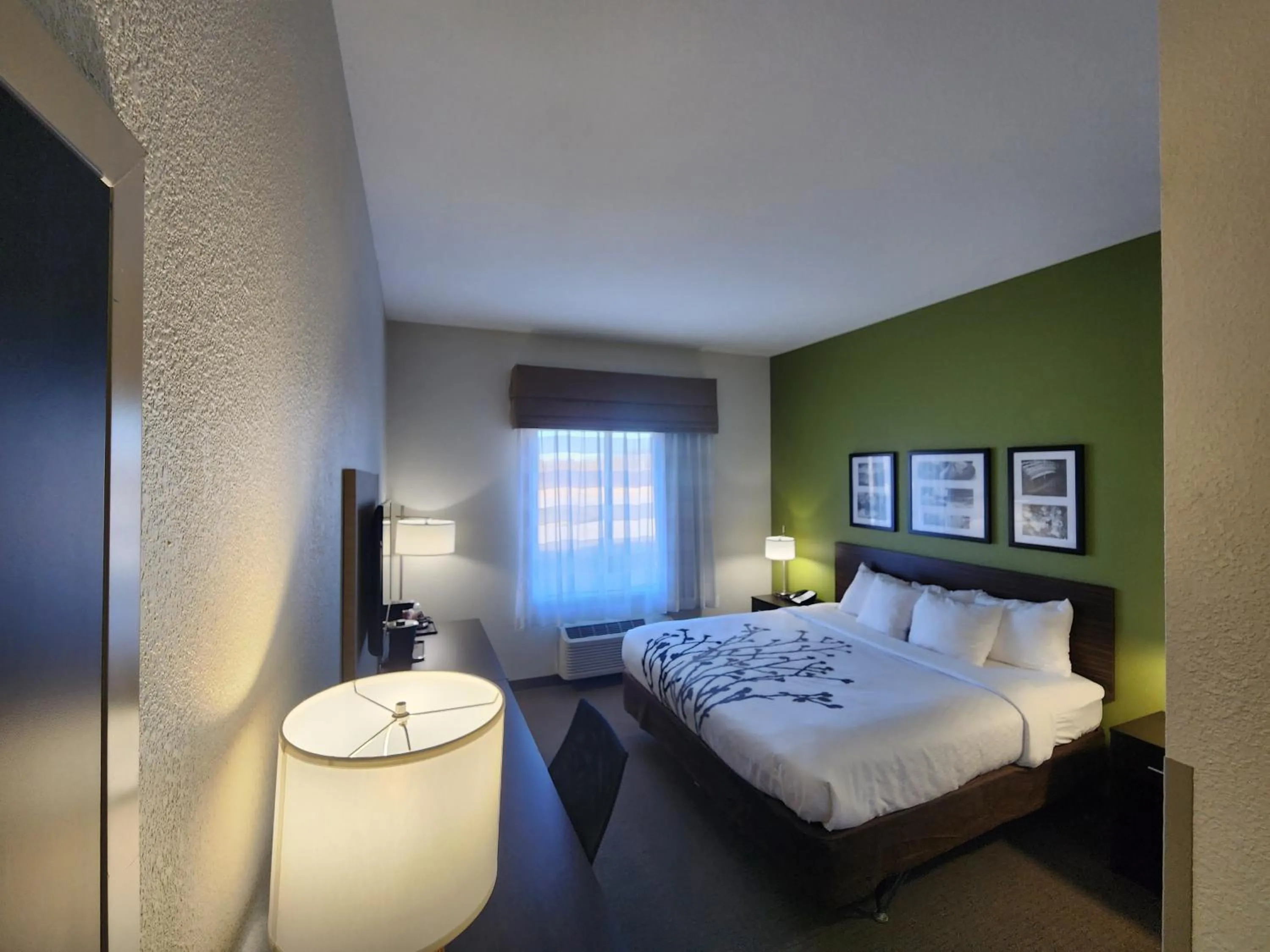 Bed in Sleep Inn & Suites Columbia