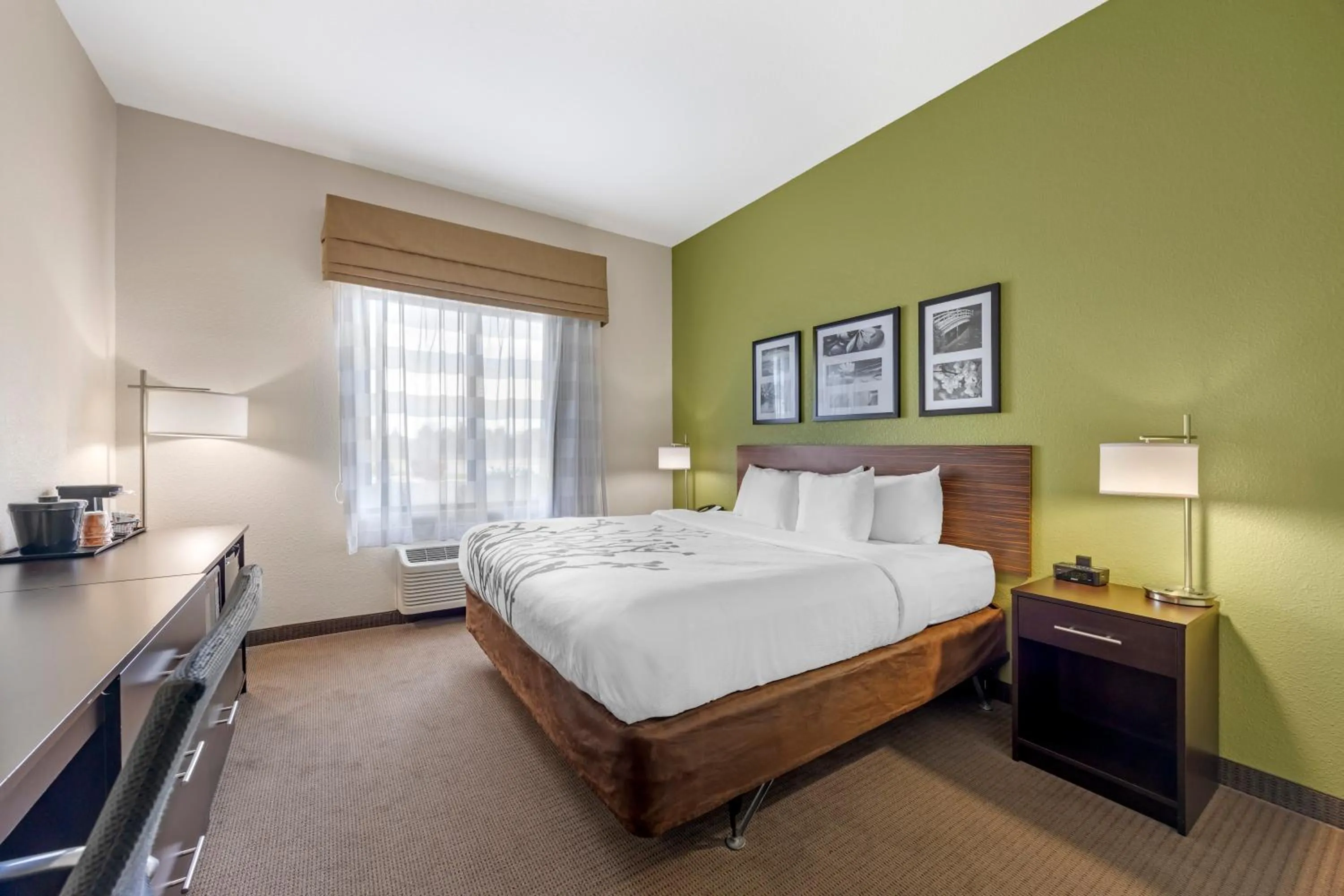 Photo of the whole room, Bed in Sleep Inn & Suites Columbia