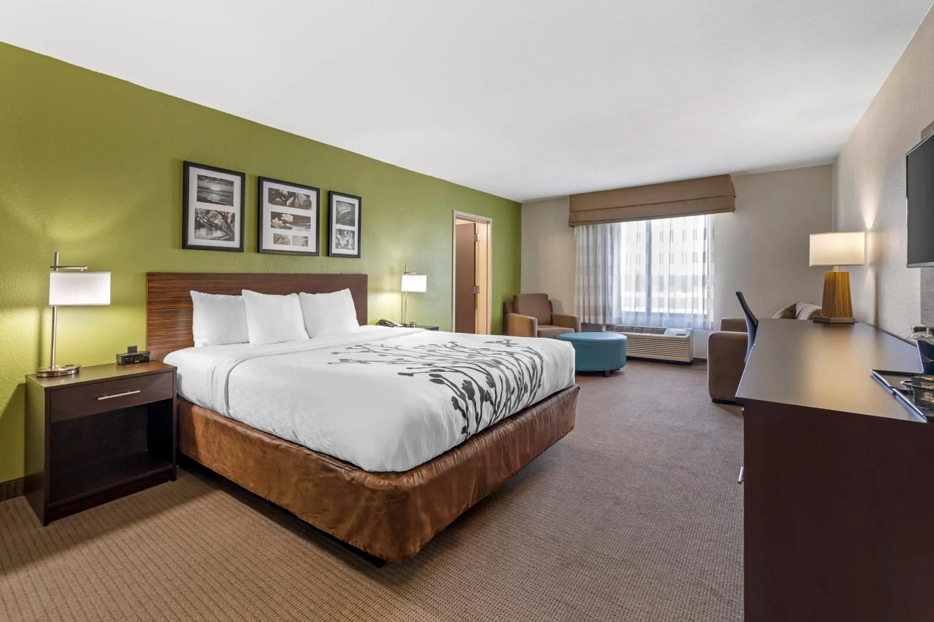 Bed in Sleep Inn & Suites Columbia